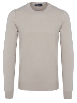 DOLCE & GABBANA Jersey 'Dolce & Gabbana Pullover'  beige