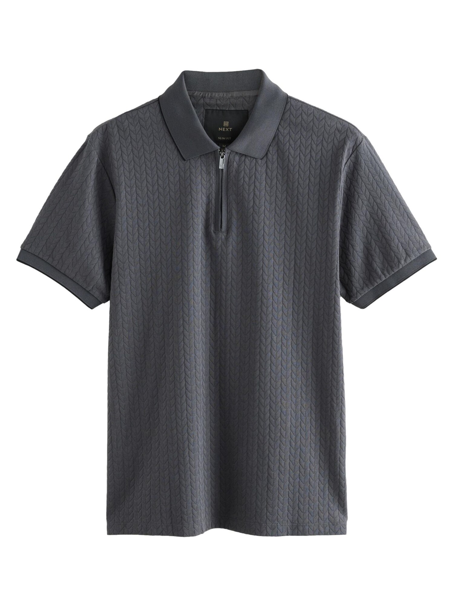 Next Tricou  gri grafit