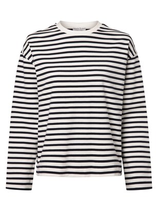 Marie Lund Sweatshirt Zwart / Wit