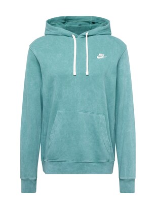 Nike Sportswear Sweatshirt ‘CLUB’ Turquoise / Wit