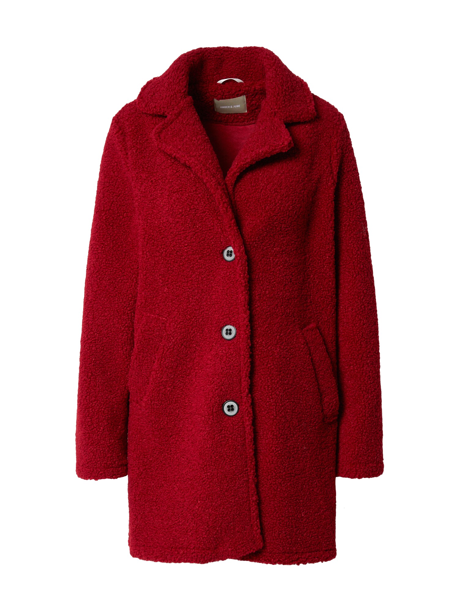 Amber & June Demisezoninis paltas raudona