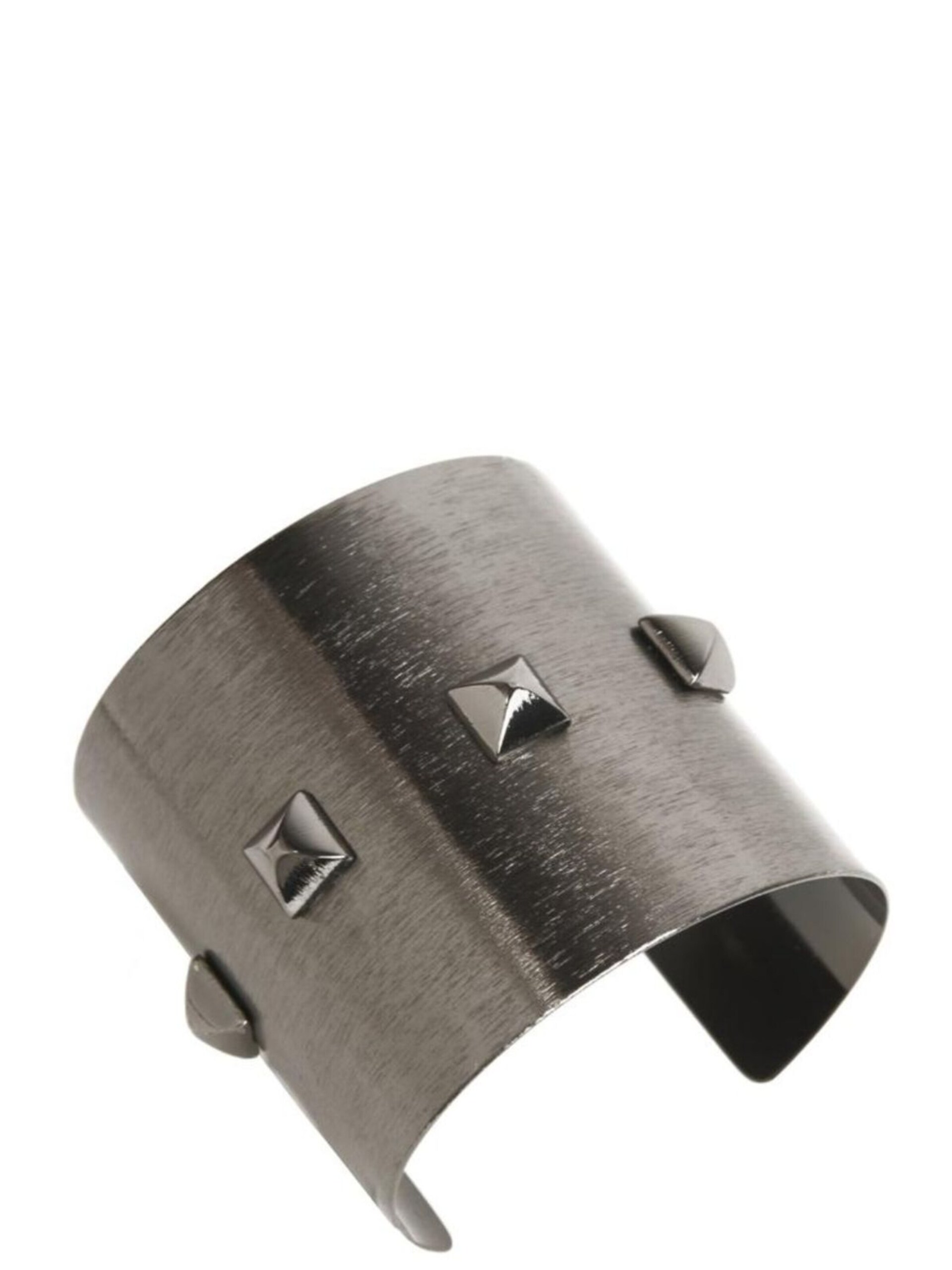 Addicted2 Armband 'Nyx Noir bracciale color argento brunito con le borchie' dam