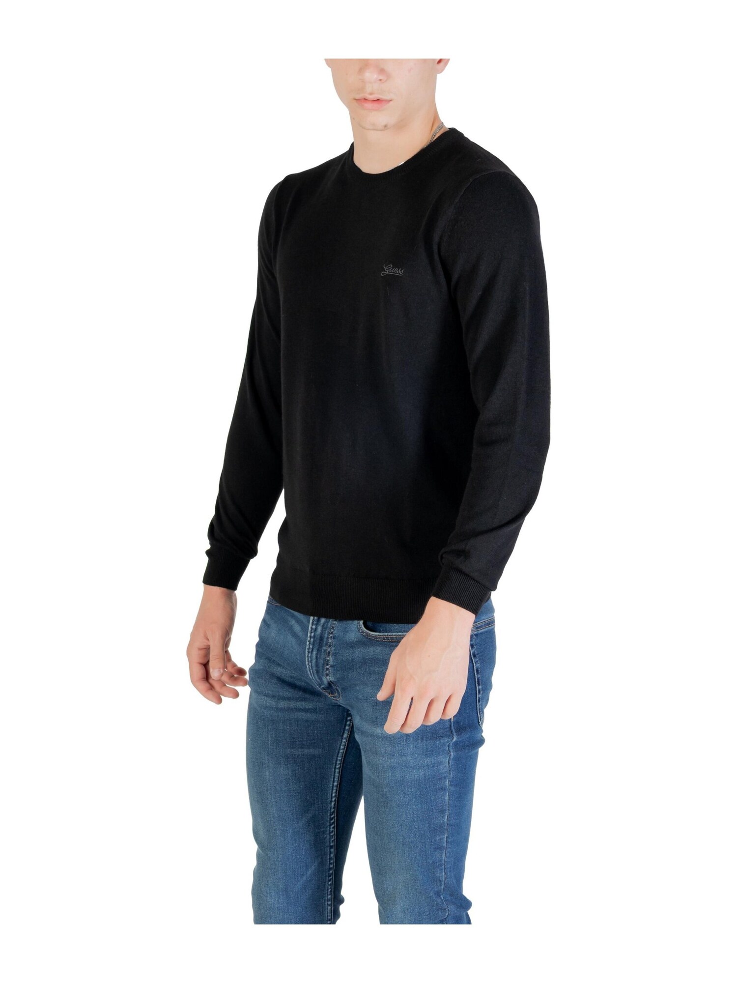 GUESS Sudadera  negro – imagen 16