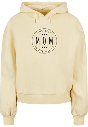 Merchcode Sweatshirt ‘Mothers Day’ Geel / Zwart