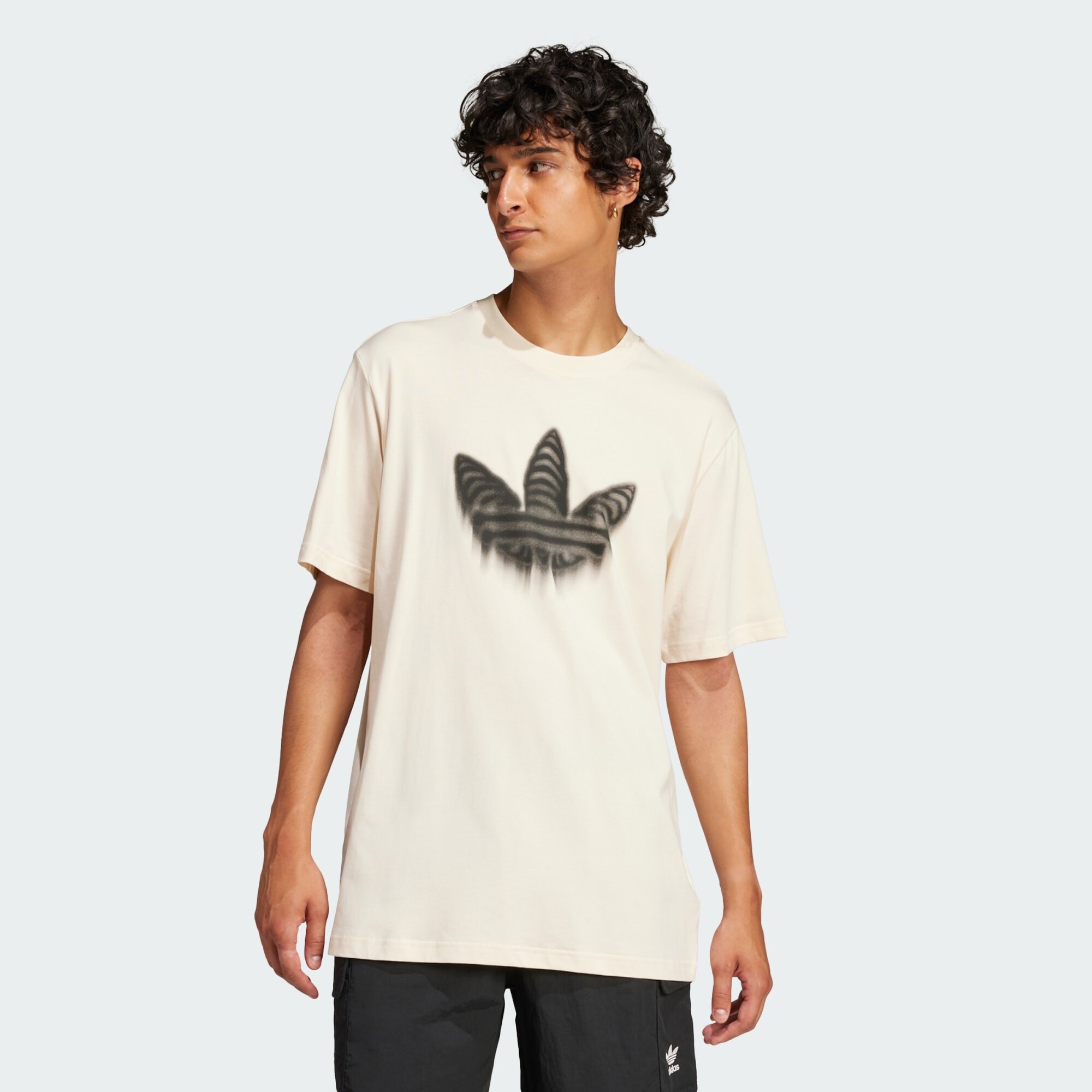 ADIDAS ORIGINALS Póló 'Skeleton Trefoil'  sötétszürke / piszkosfehér termék 2. képe