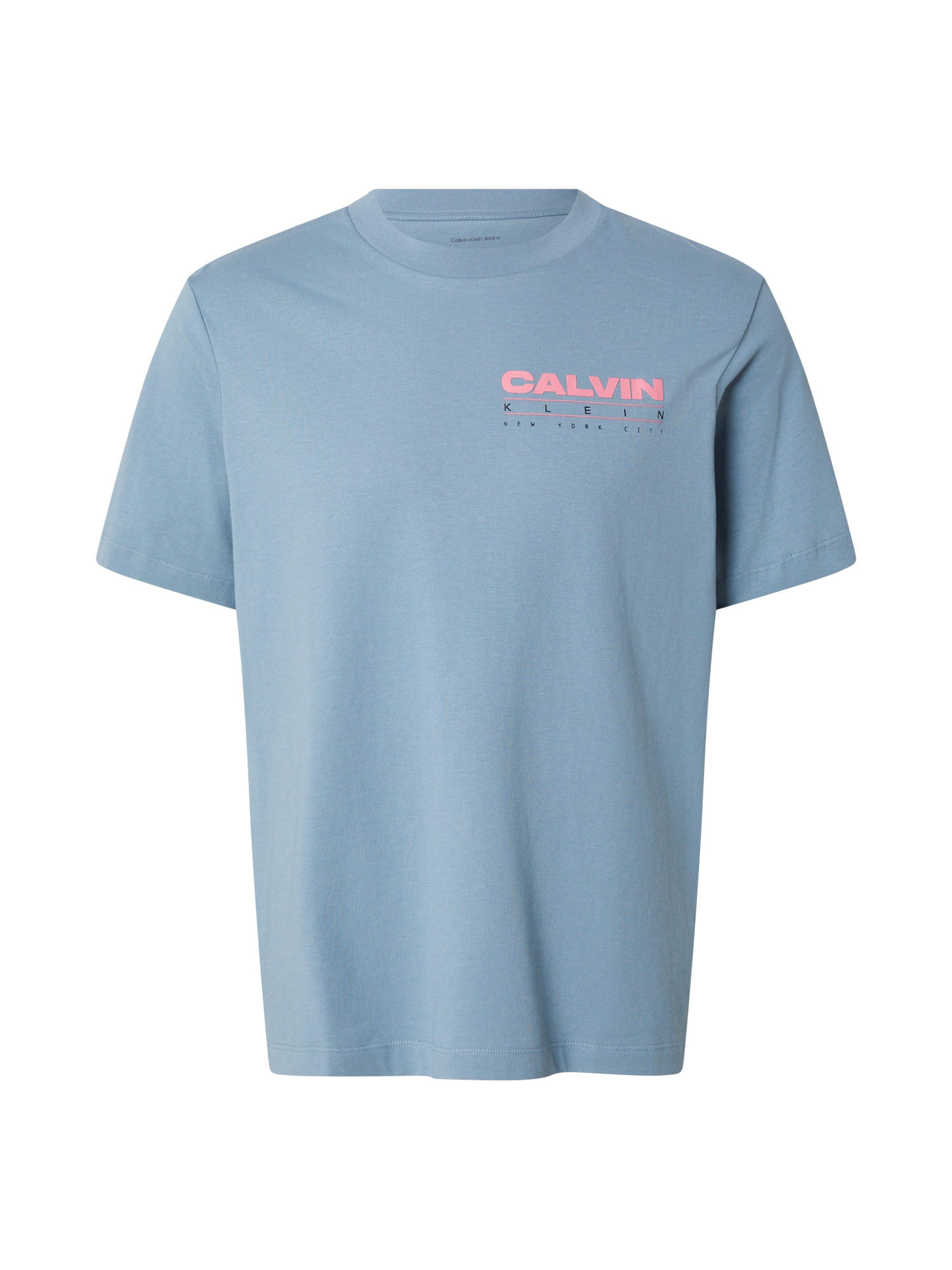 Calvin Klein Jeans Tričko '20S CALVIN'  petrolejová / ružová / čierna