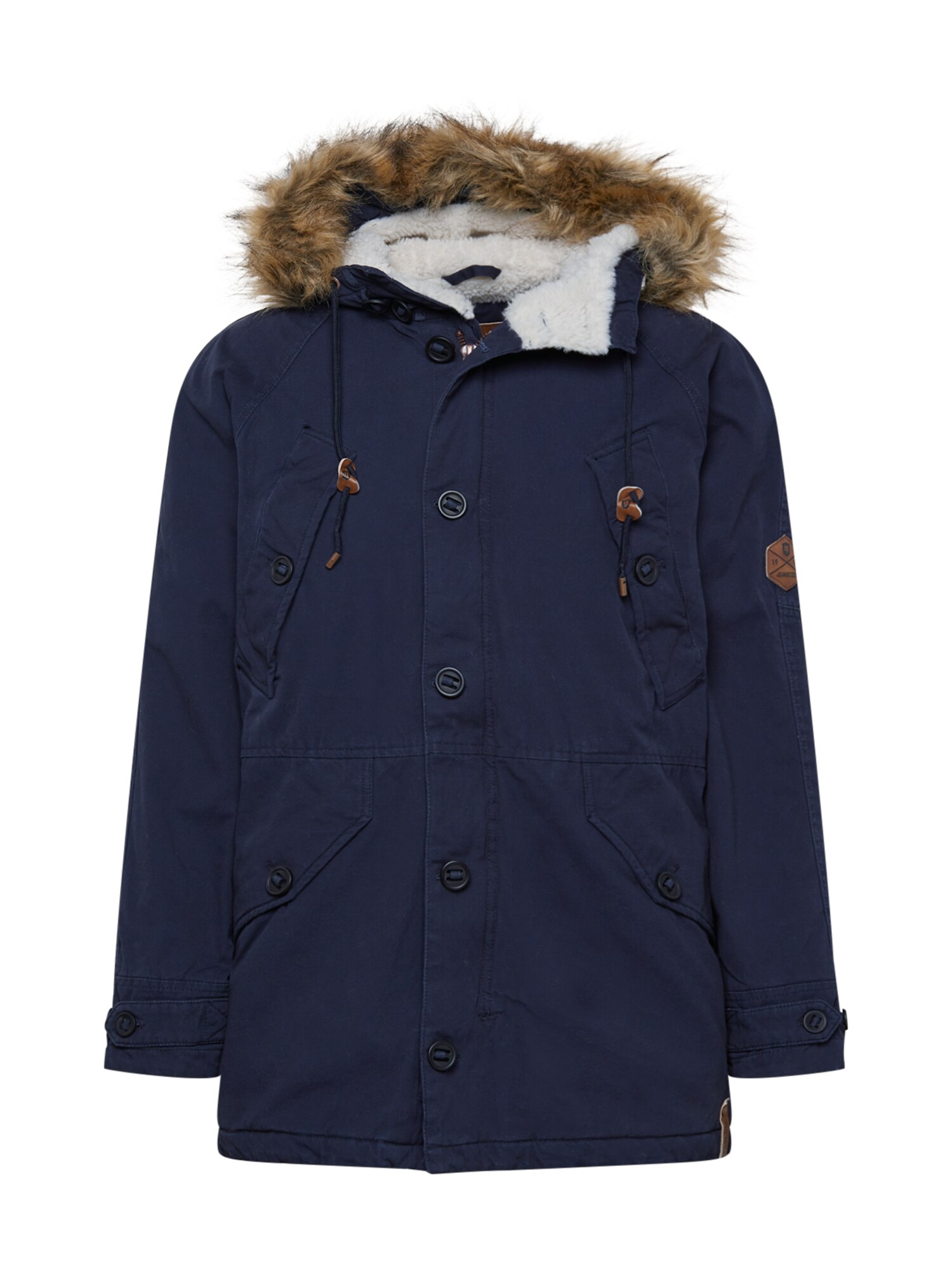 INDICODE JEANS Parka de inverno 'Fann'  navy