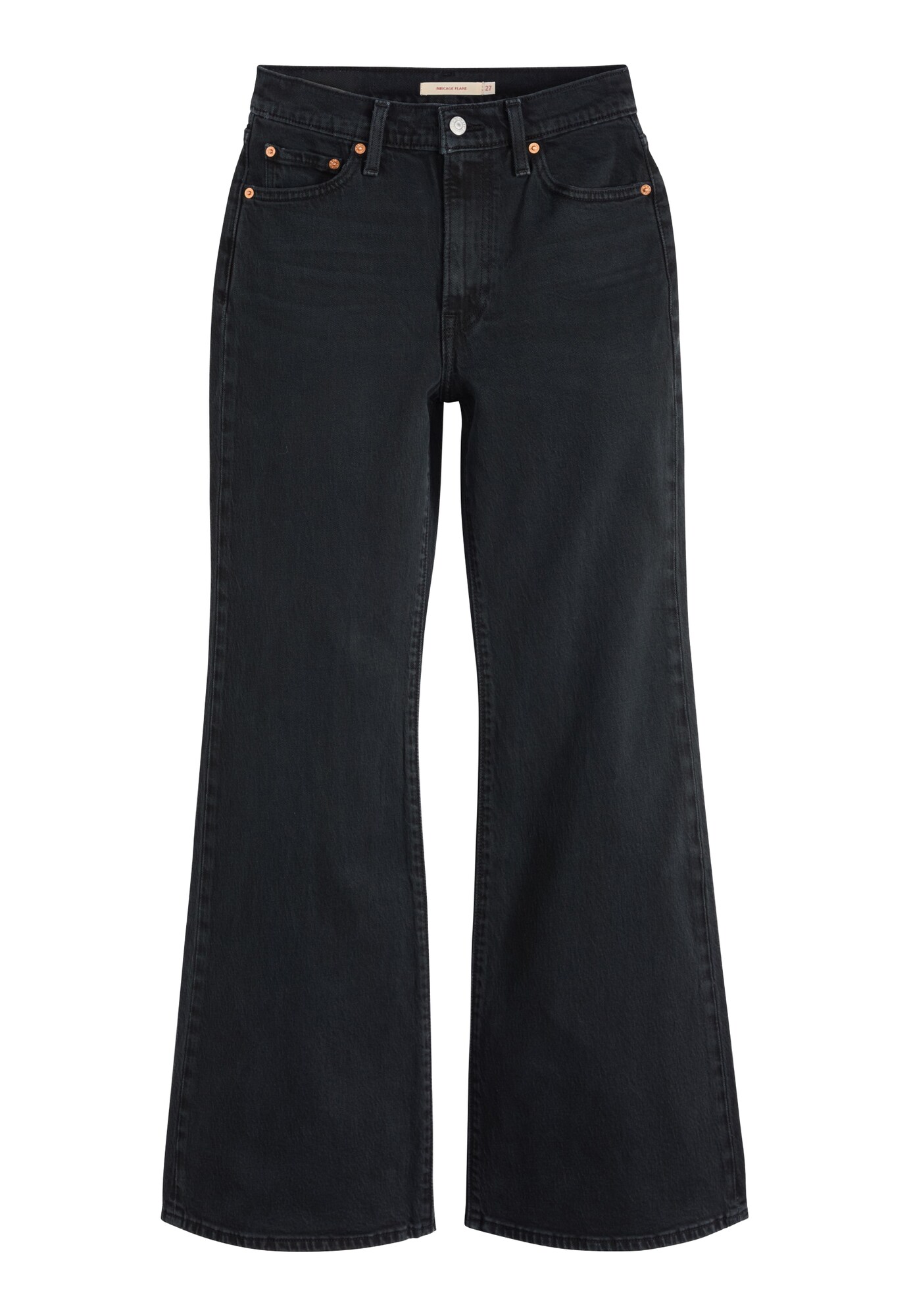LEVI'S ® Džínsy 'RIBCAGE'  čierny denim