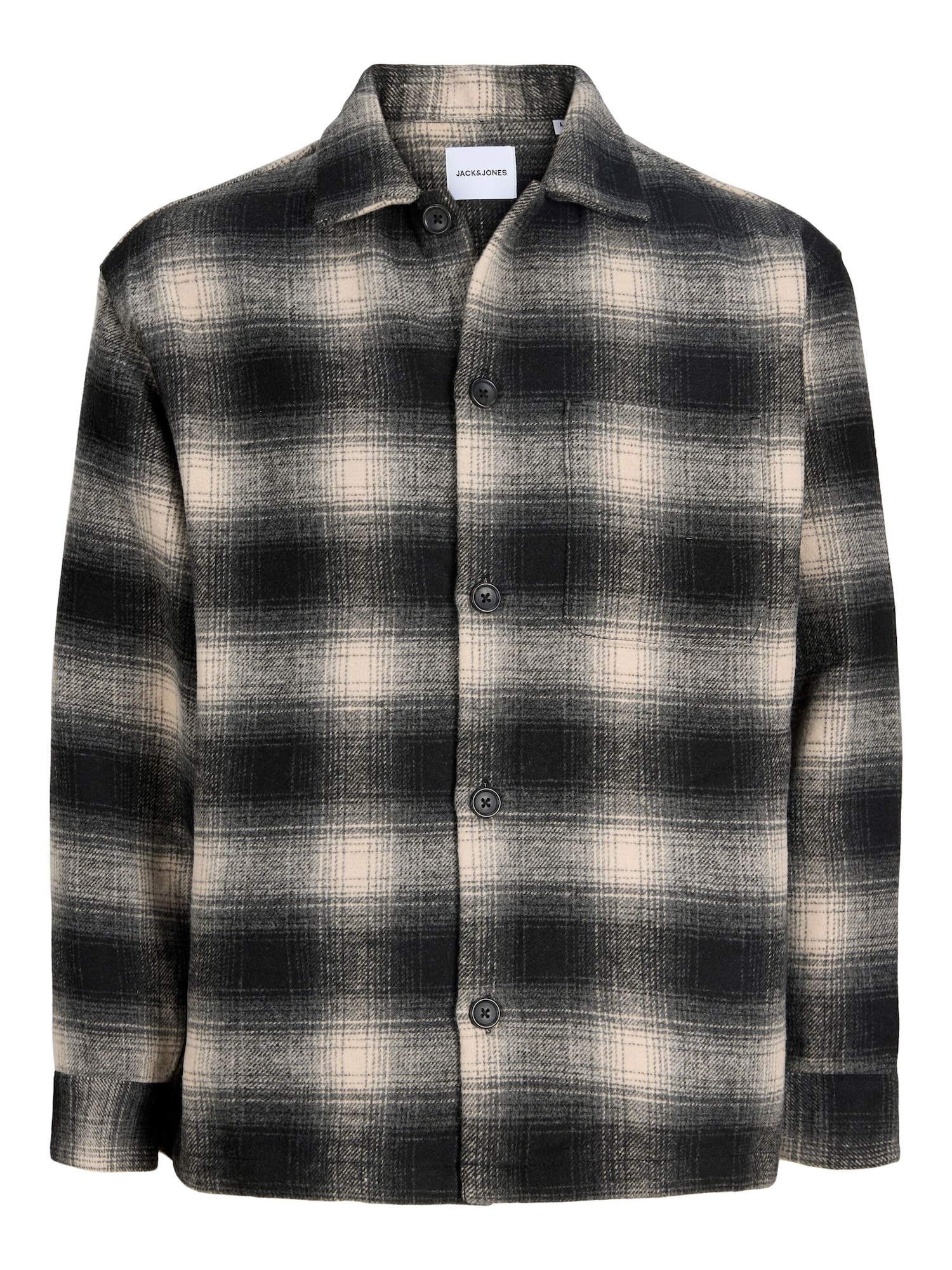 Jack & Jones Junior Cămașă JJESoho Ollie șamoa / gri metalic