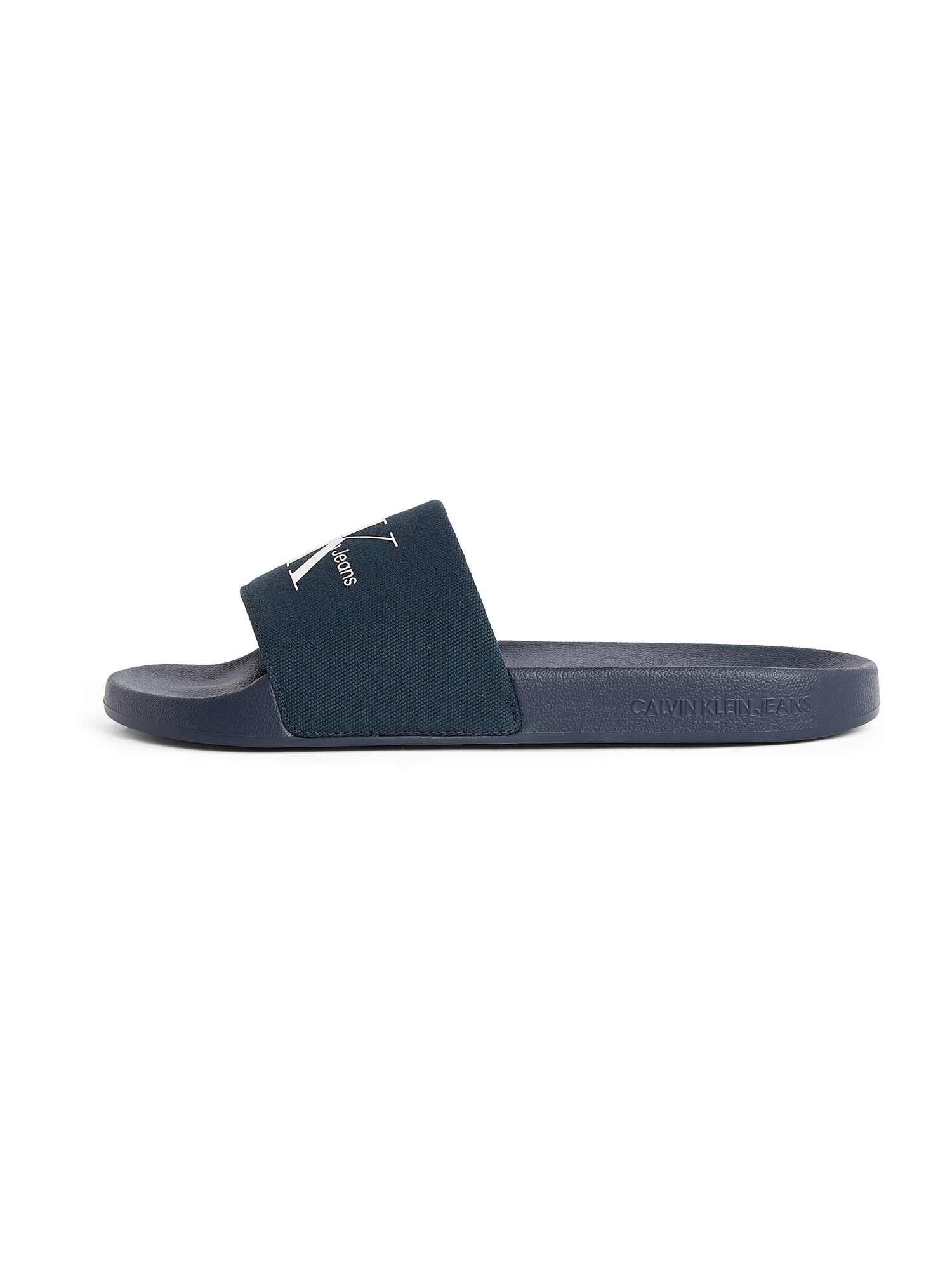 Calvin Klein Jeans Šľapky  námornícka modrá / biela