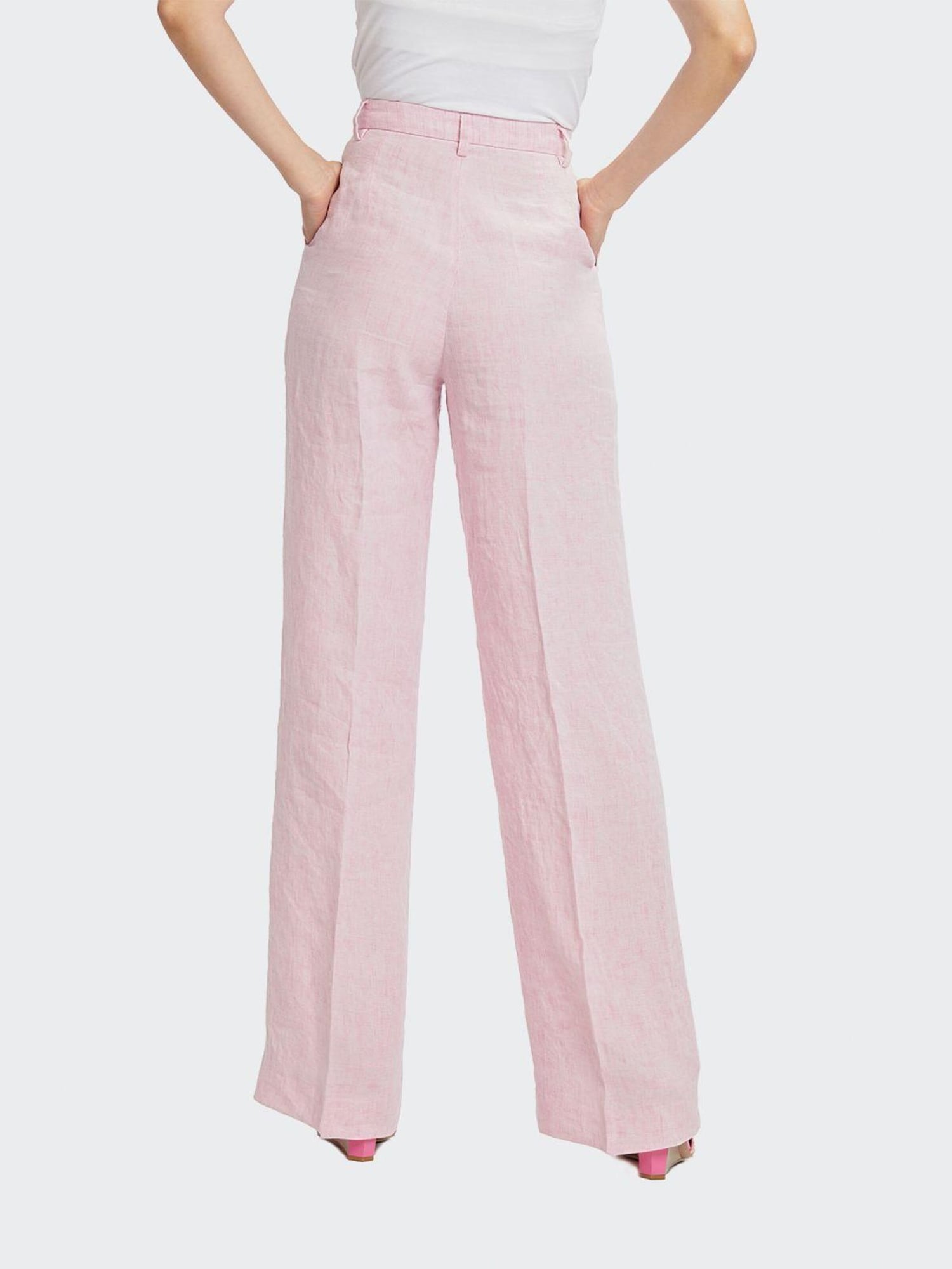 W. Wegener Pantaloni con pieghe 'Marlene 7693' rosa