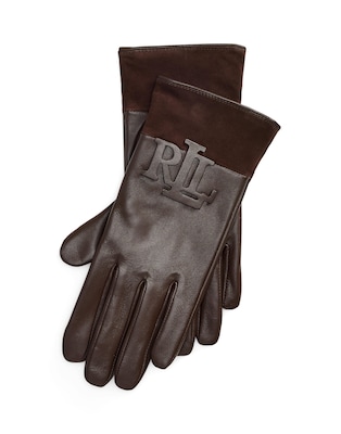 Lauren Ralph Lauren Guantes con dedos  chocolate