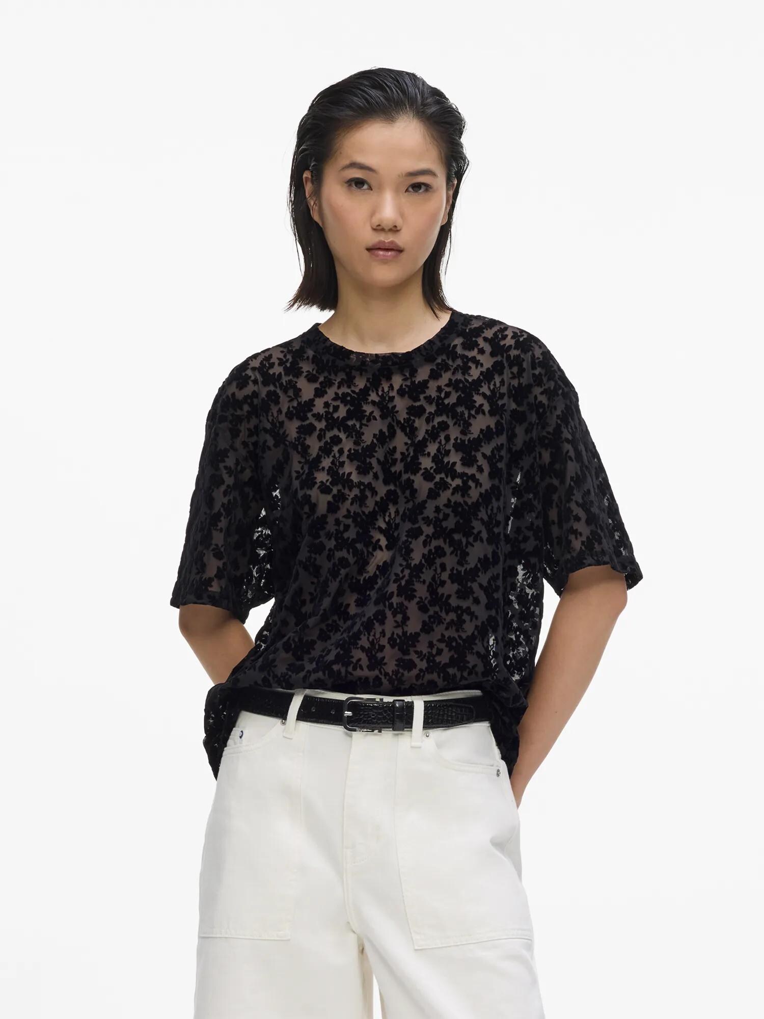 KARL LAGERFELD JEANS Camiseta gris / negro – imagen 2
