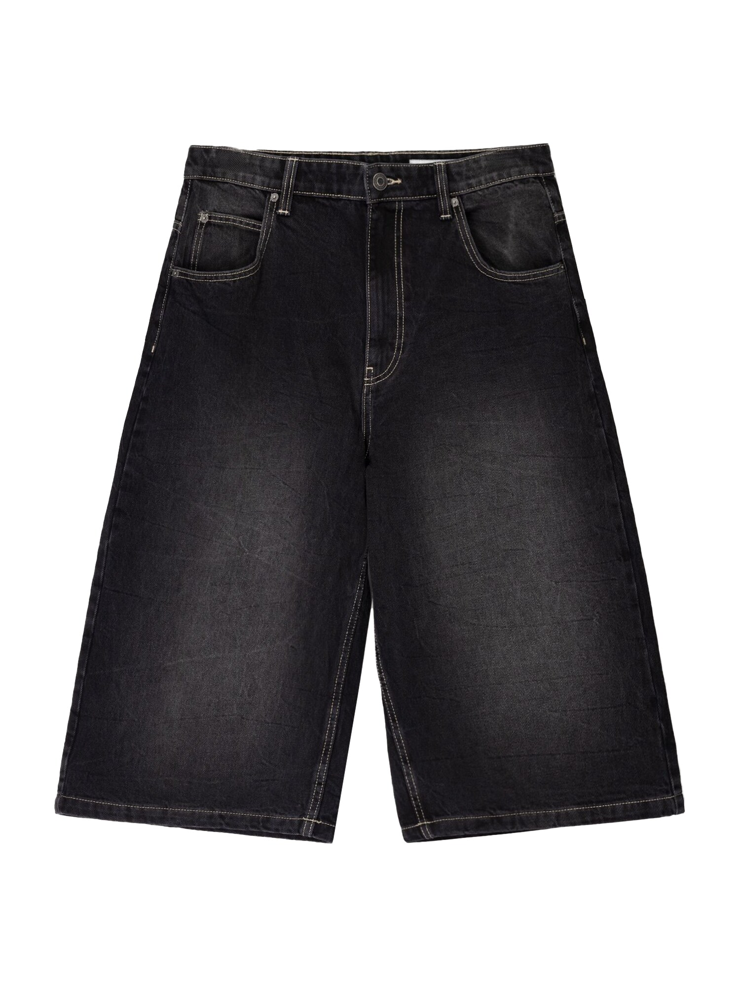 Bershka Jeans  negru denim