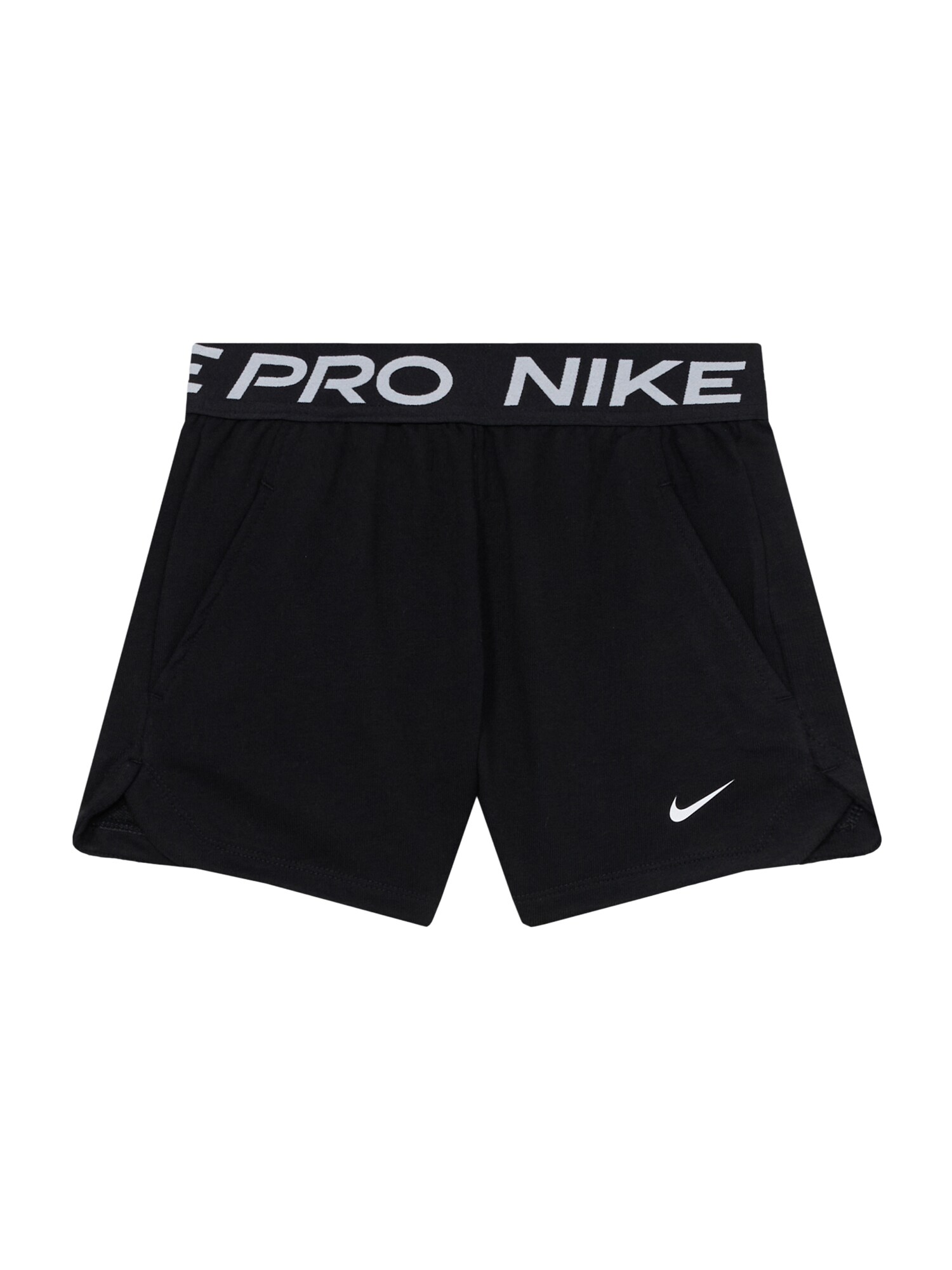 NIKE Pantaloni sport  gri deschis / negru / alb