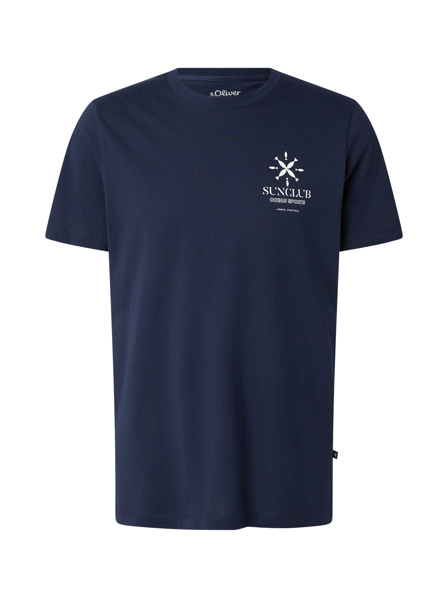 s.Oliver Tricou albastru închis / alb