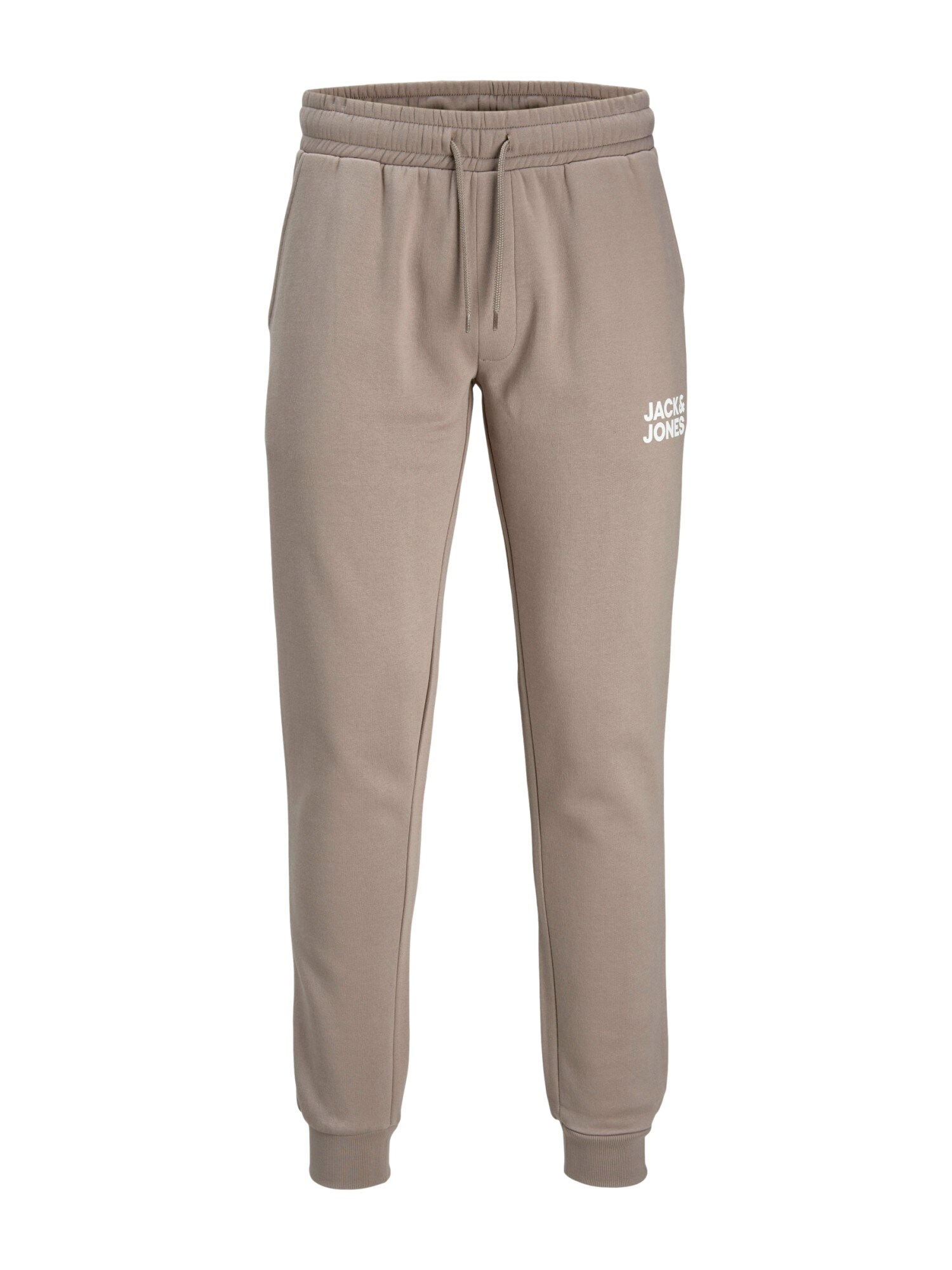 JACK & JONES Pantaloni JPSTGordon culoarea pielii / alb