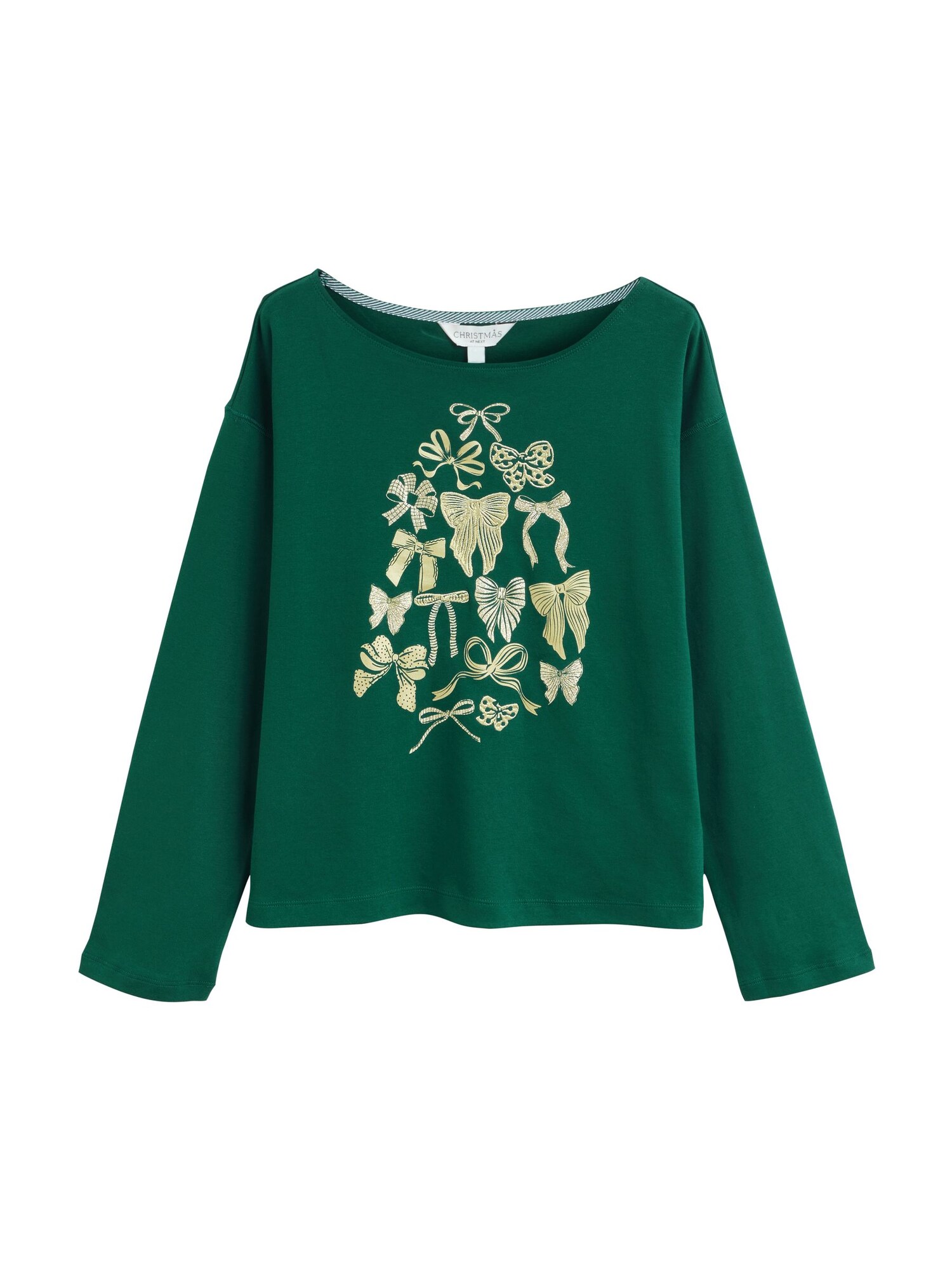 Next Bluză  verde pin