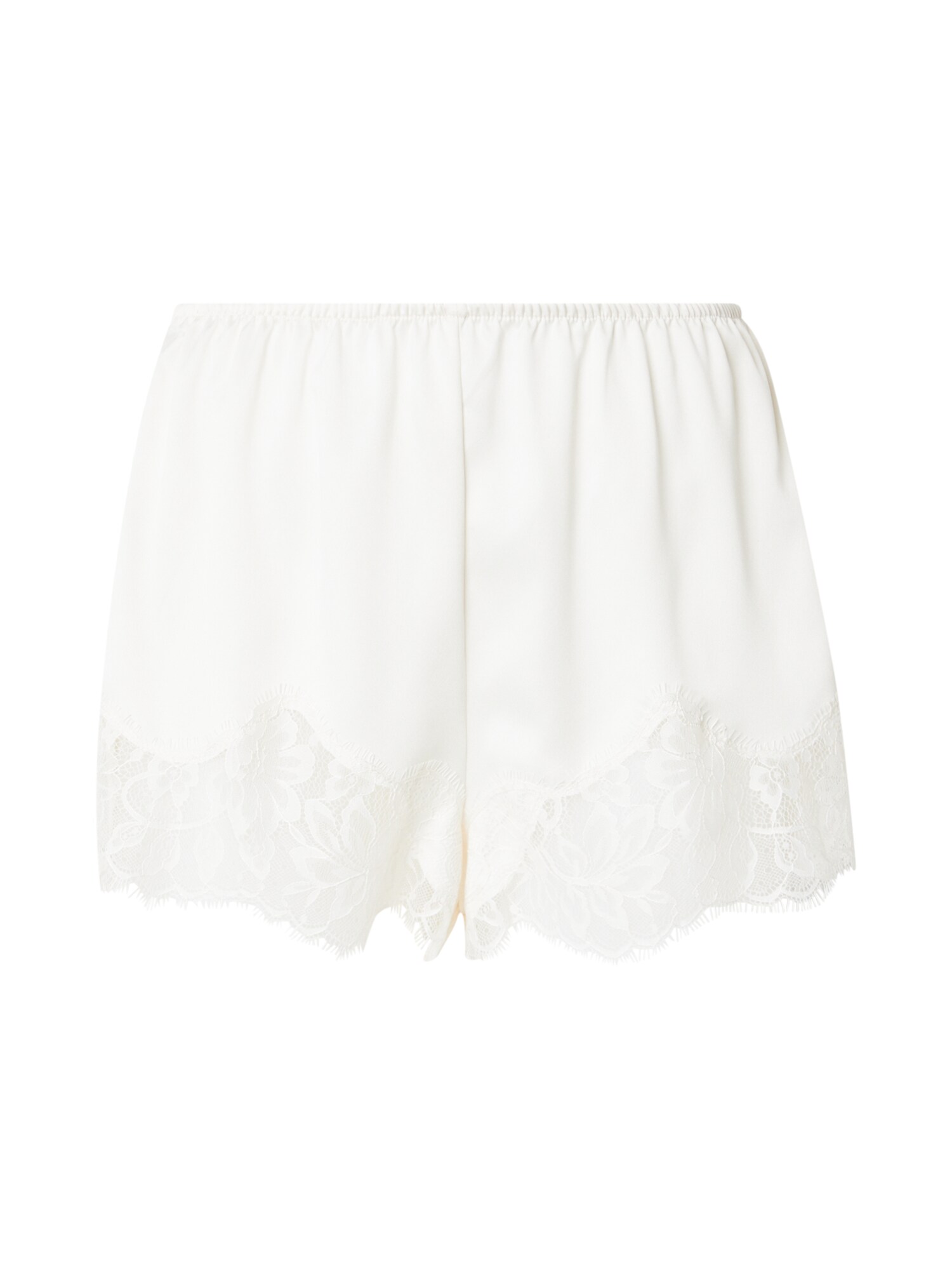 Hunkemöller Pantaloni de pijama 'Valerie'  alb
