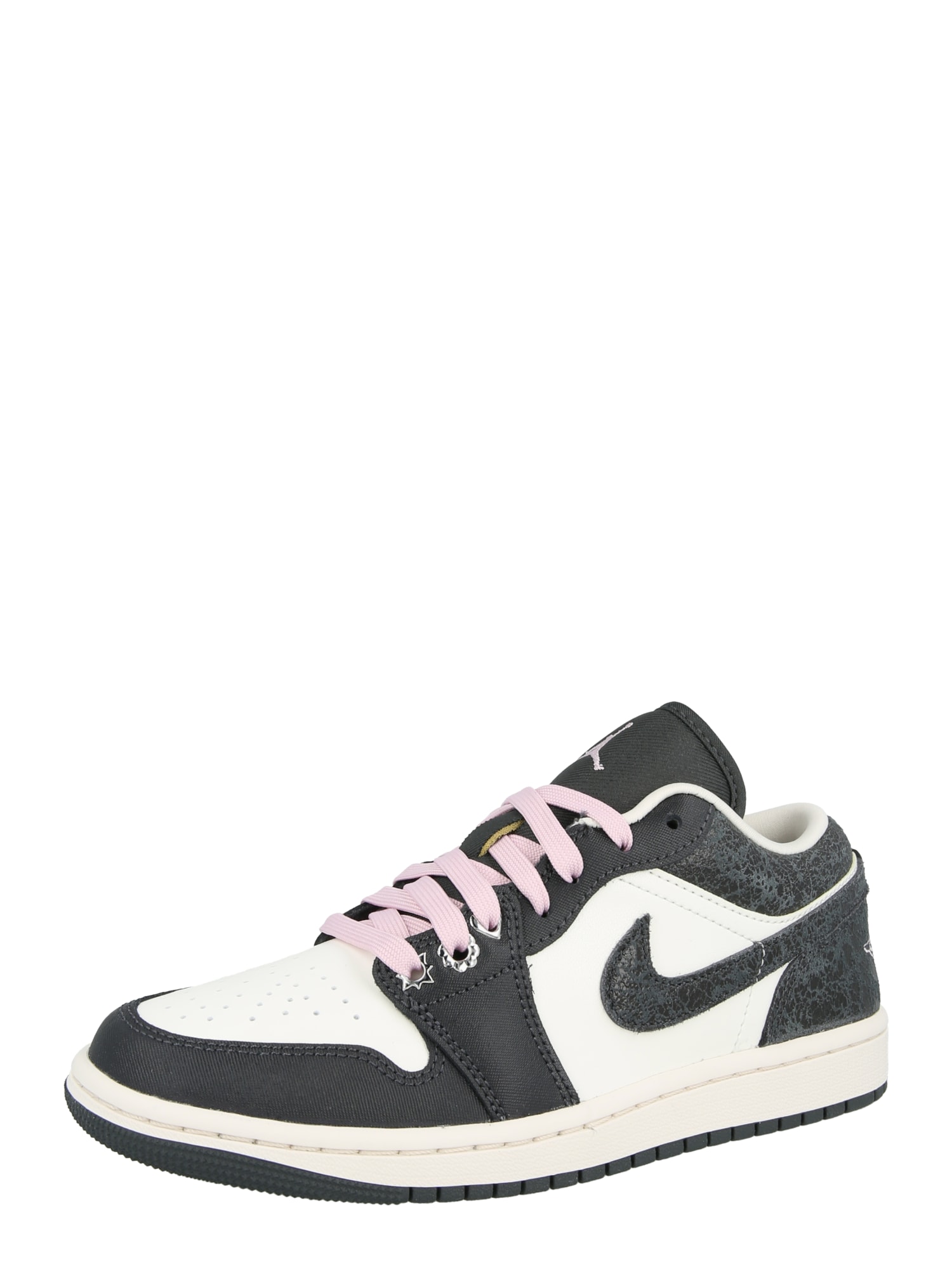 Jordan Nízke tenisky 'Air Jordan 1'  antracitová / biela
