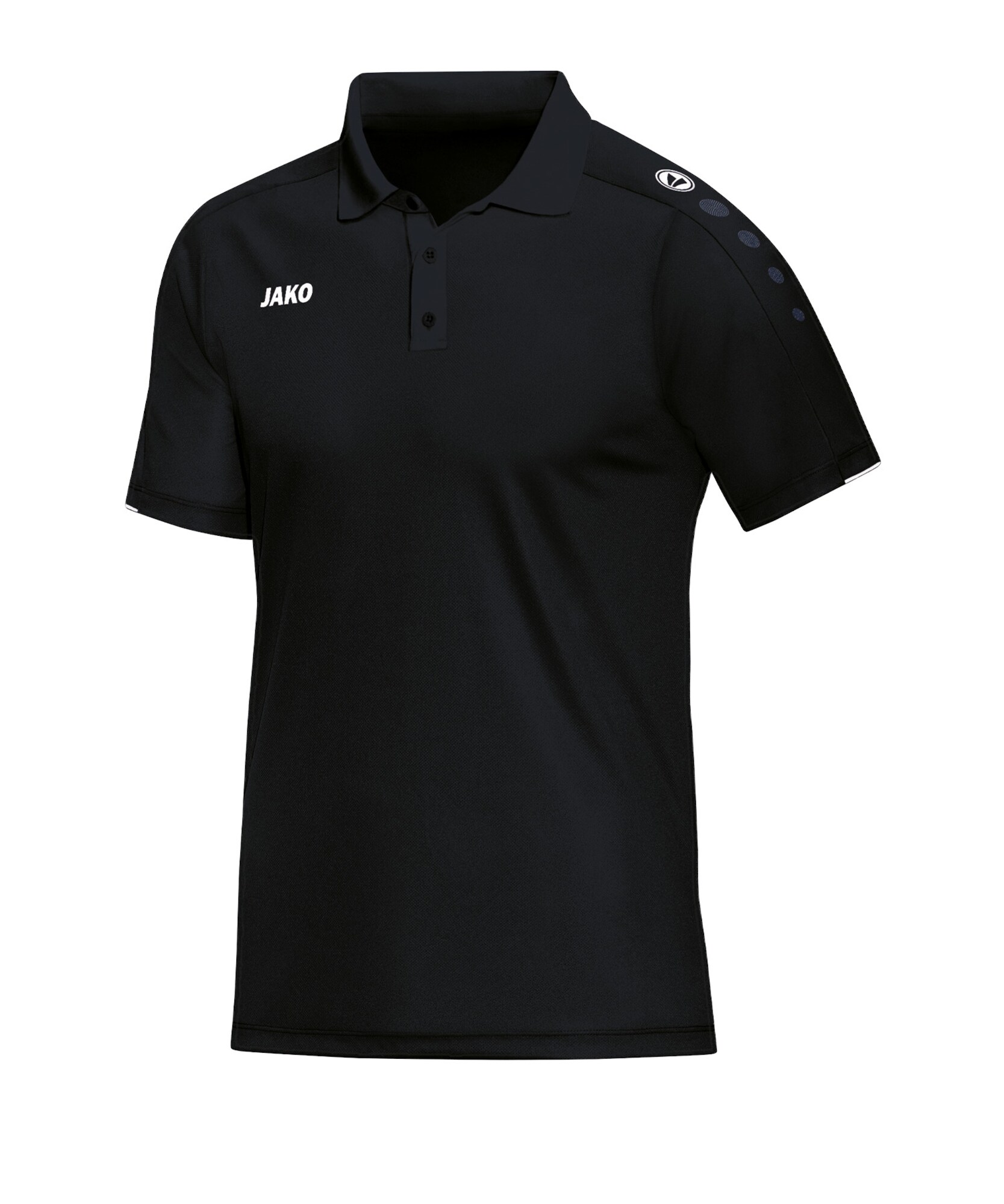 JAKO Tricou funcțional Classico  negru / alb
