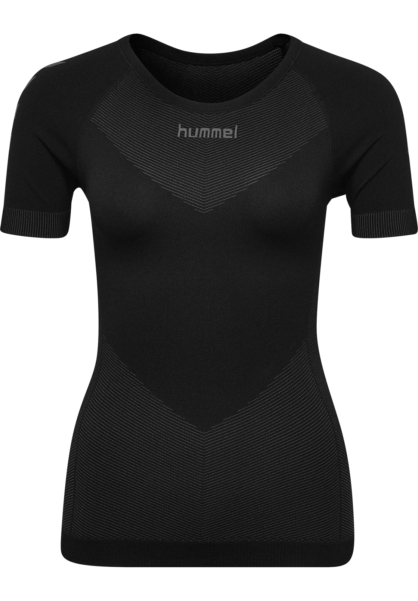 Hummel Funkcionális felső 'First Seamless'  sötétszürke / fekete akciós termékkép 1