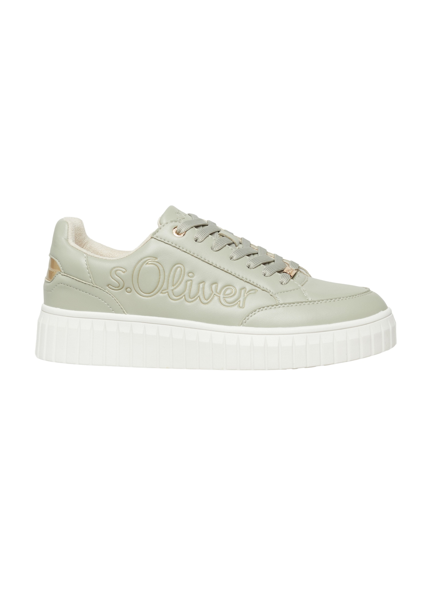 S.Oliver Sneakers Laag Pastelgroen