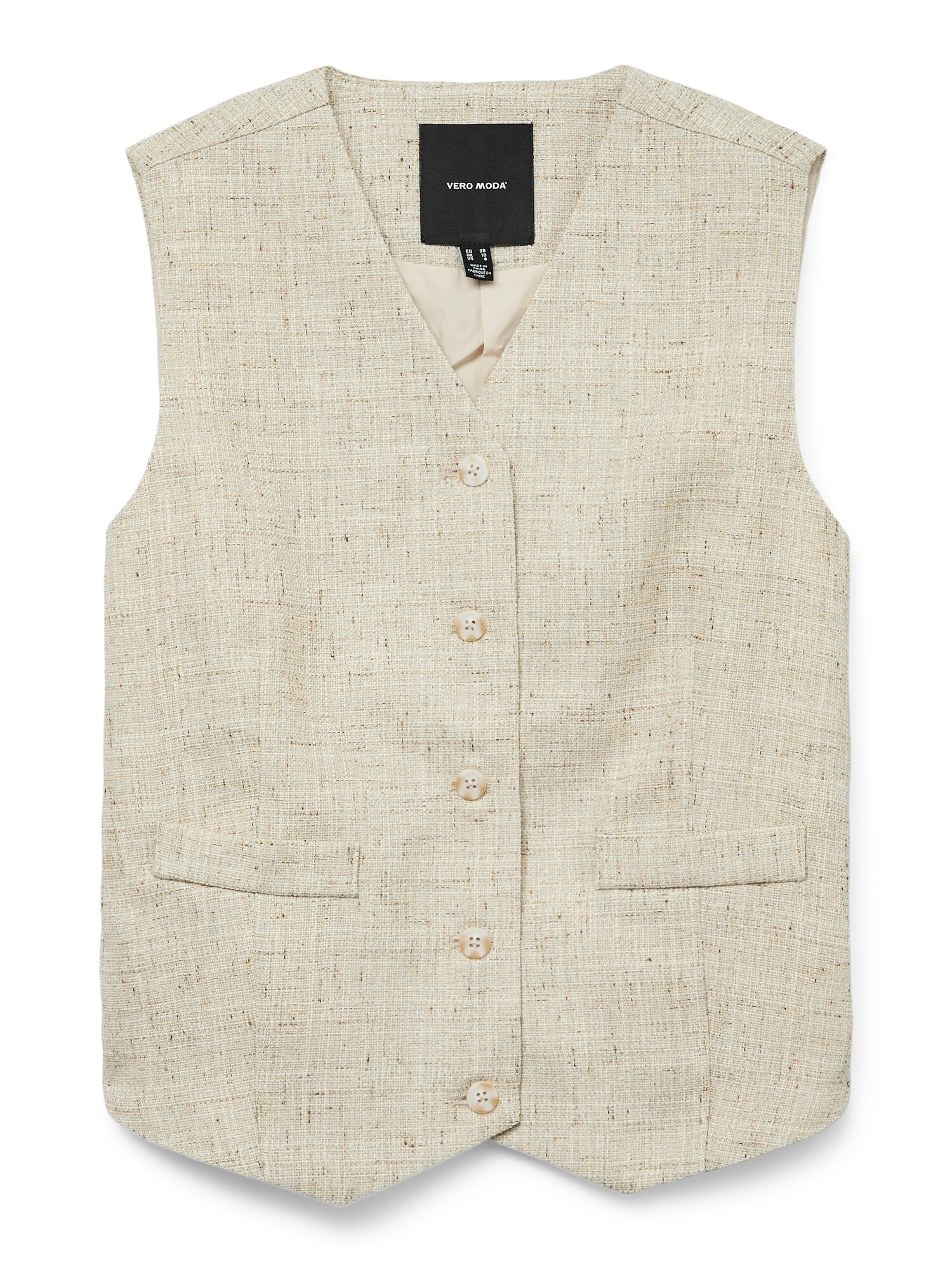 VERO MODA Vestă de costum VMMA  grej
