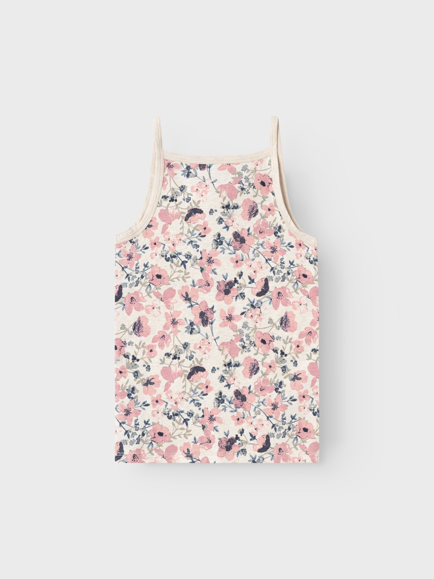 NAME IT Trikó és alsó póló 'Nostagia Flower'  bézs / opál / khaki / fáradt rózsaszín termék 2. képe