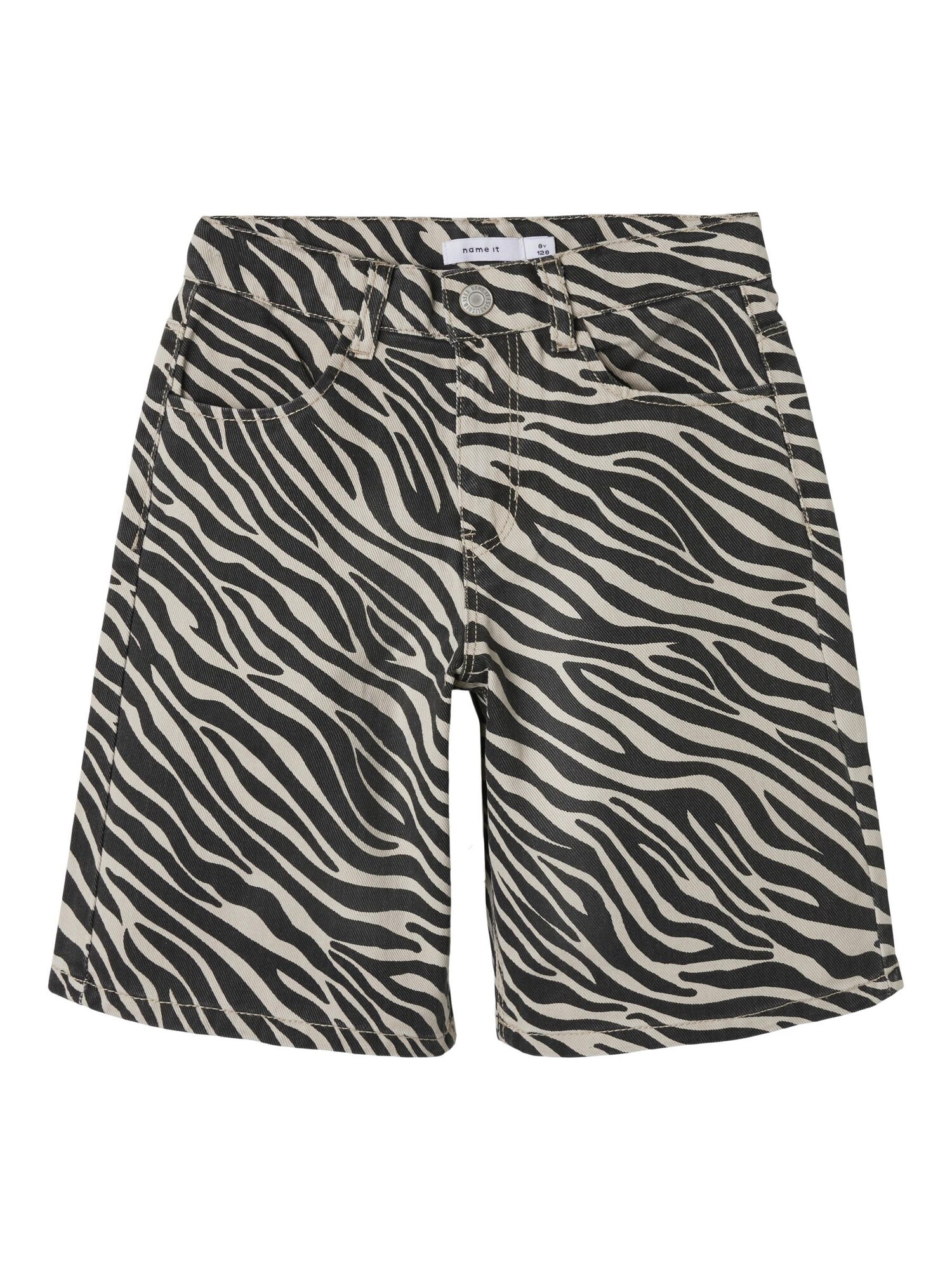 NAME IT Pantalón  piedra / negro