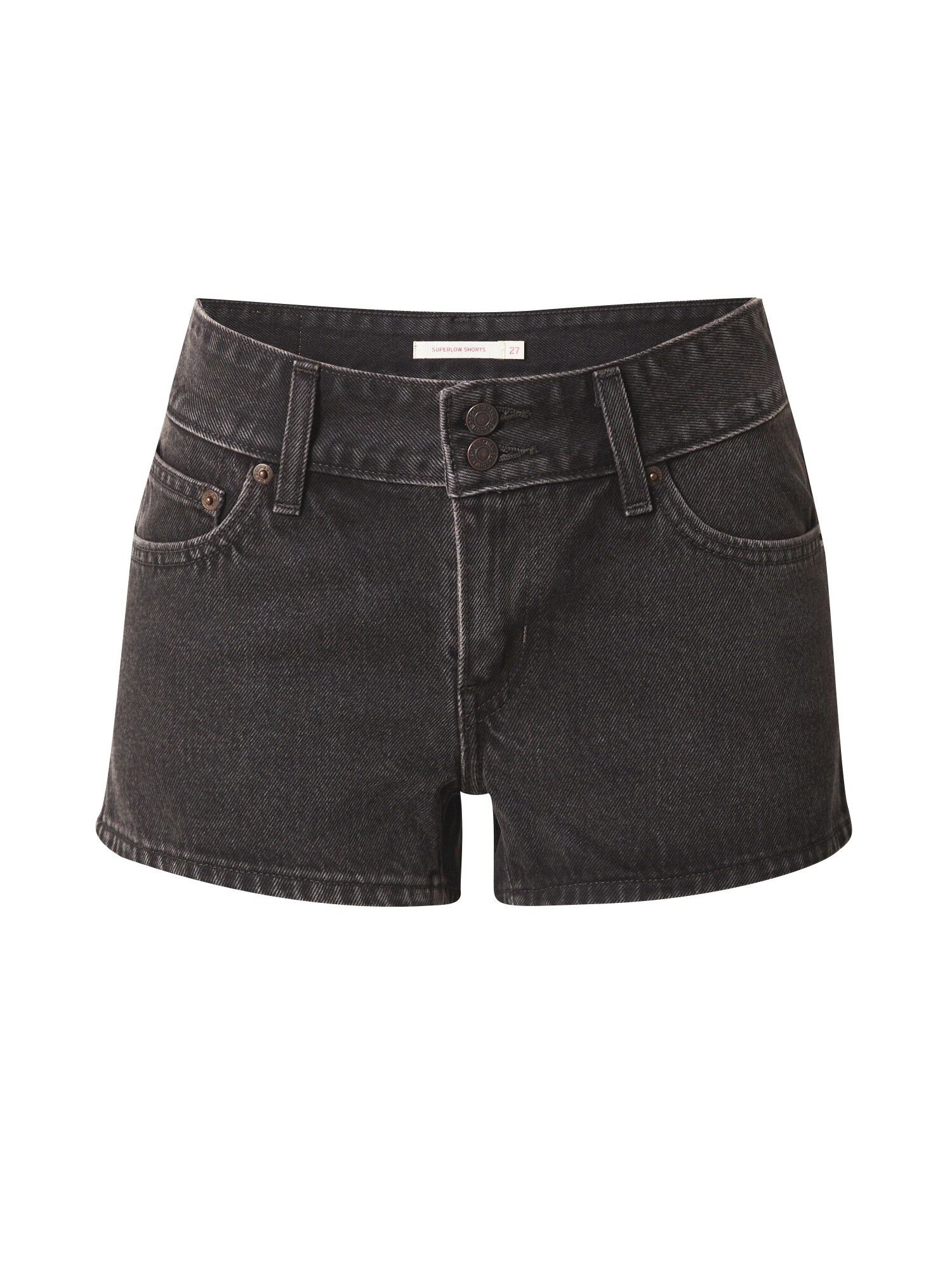 LEVI'S ® Džínsy 'Superlow Short'  čierny denim