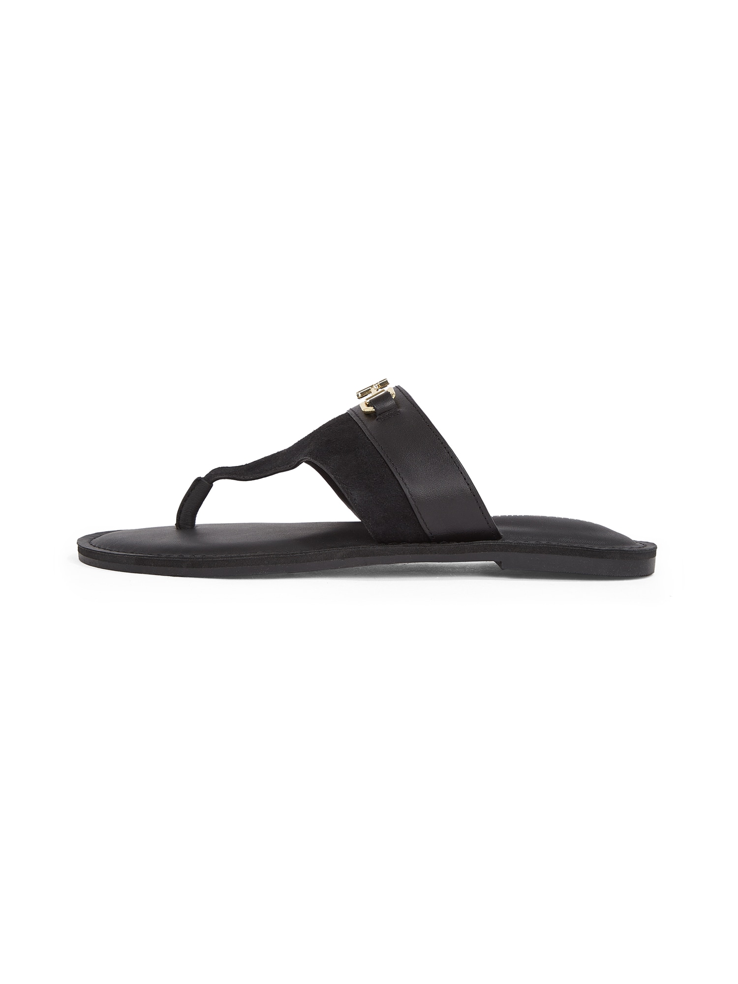 TOMMY HILFIGER Flip-flops  auriu / negru