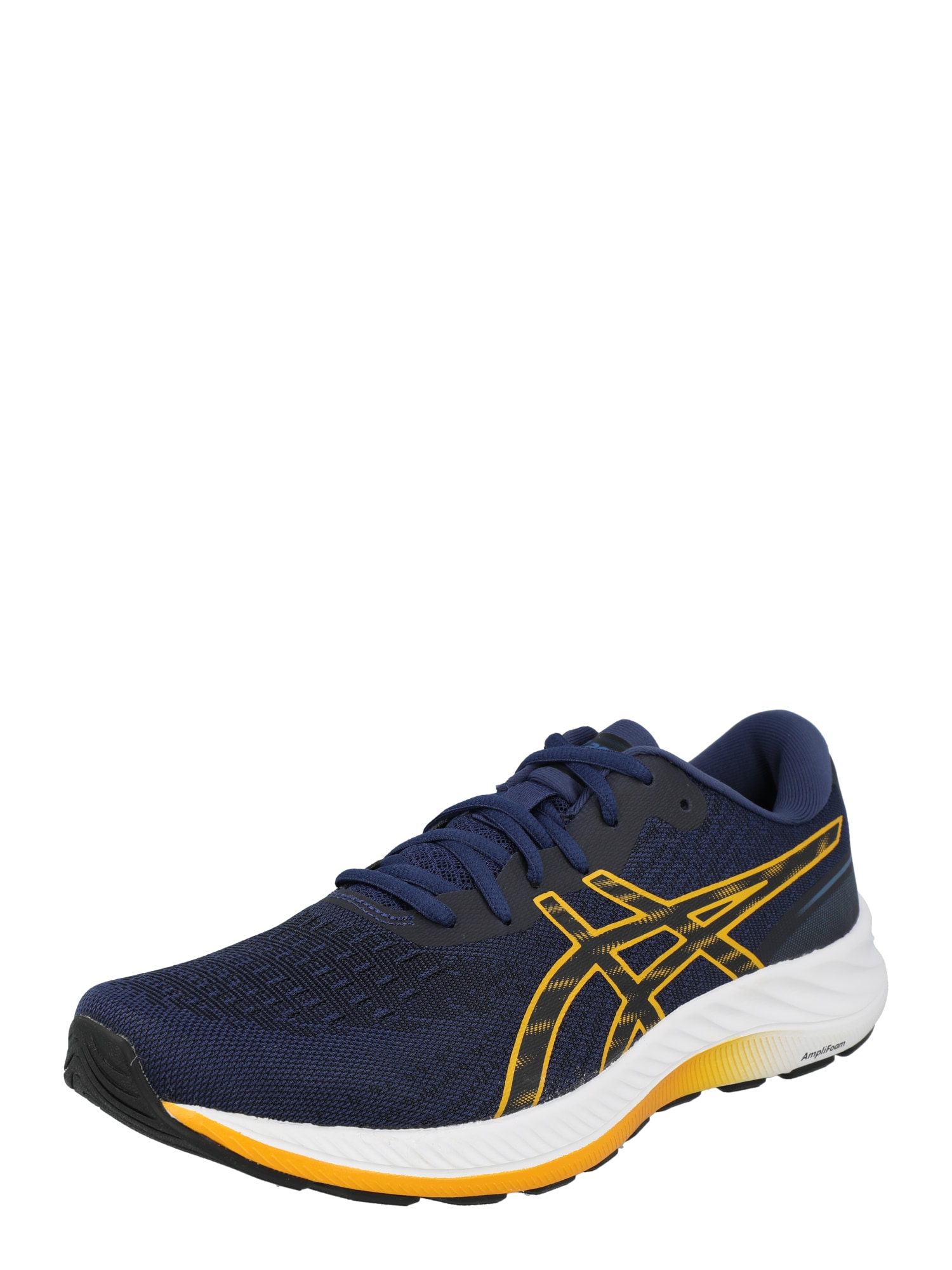 ASICS Bėgimo batai 'GEL-EXCITE 9' tamsiai mėlyna jūros spalva / aukso geltonumo spalva