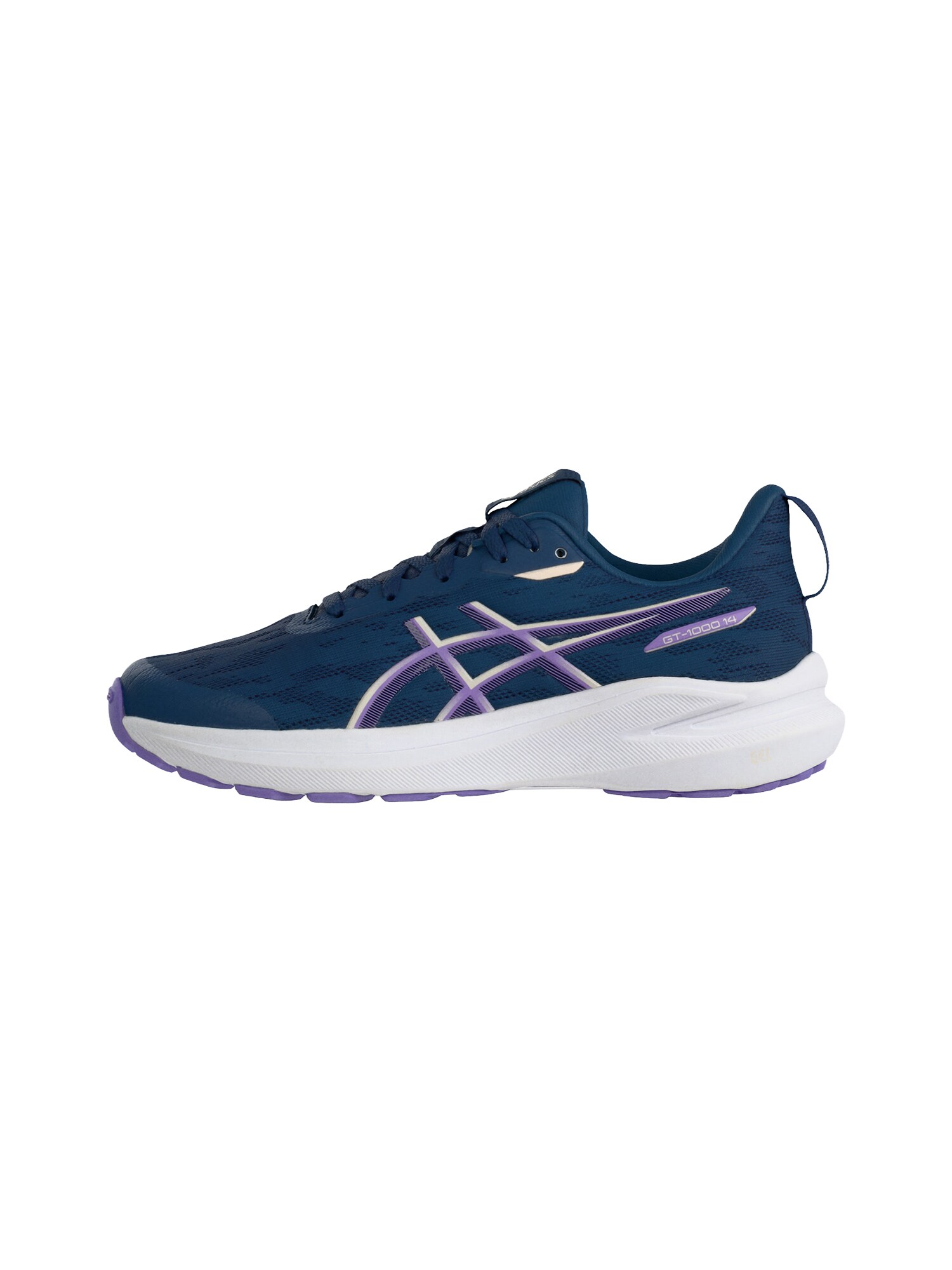ASICS Športová obuv 'GT-1000 14 GS'  tmavomodrá / fialová / biela