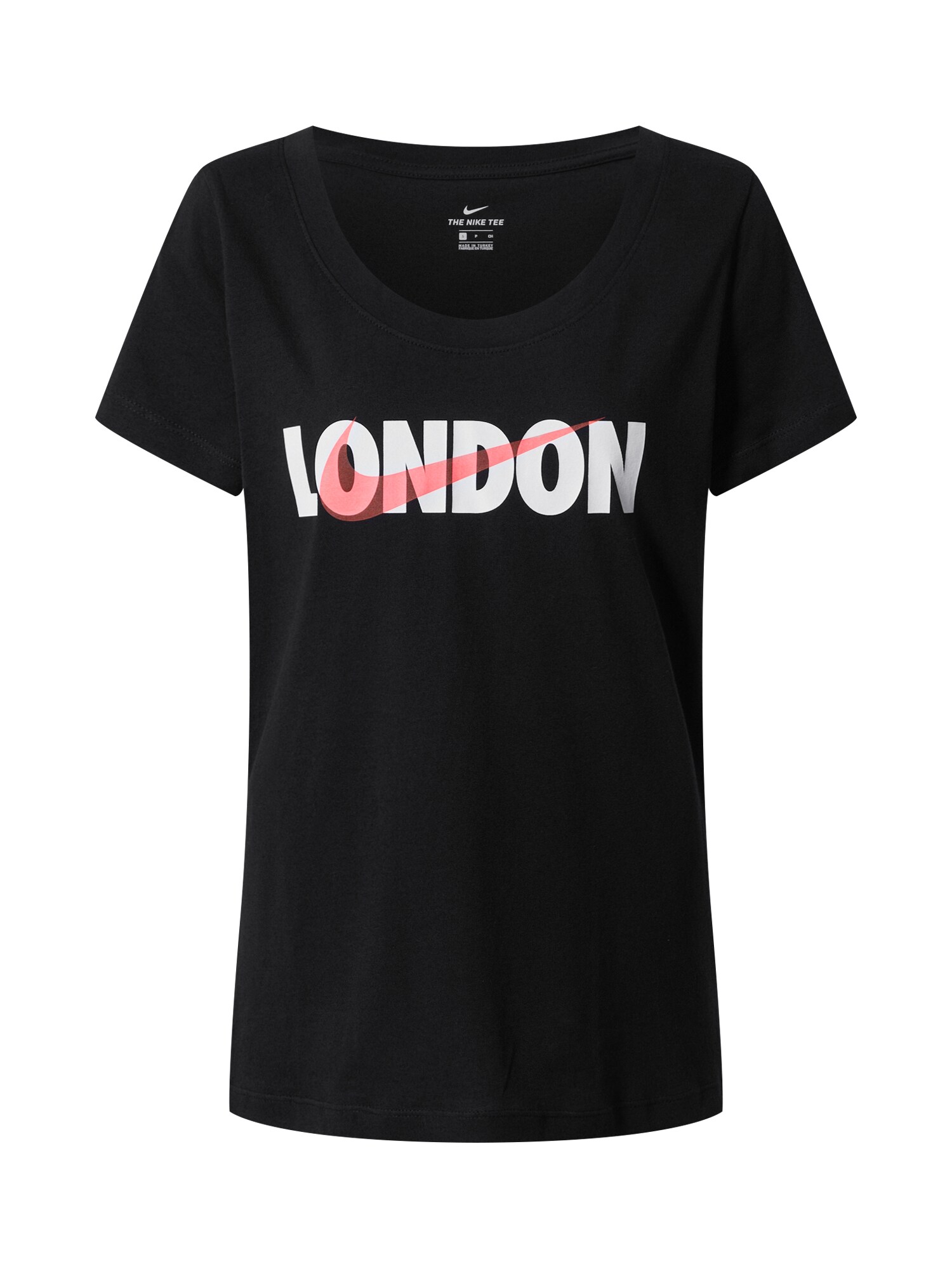 Nike Sportswear Marškinėliai  balta / lašišų spalva / juoda