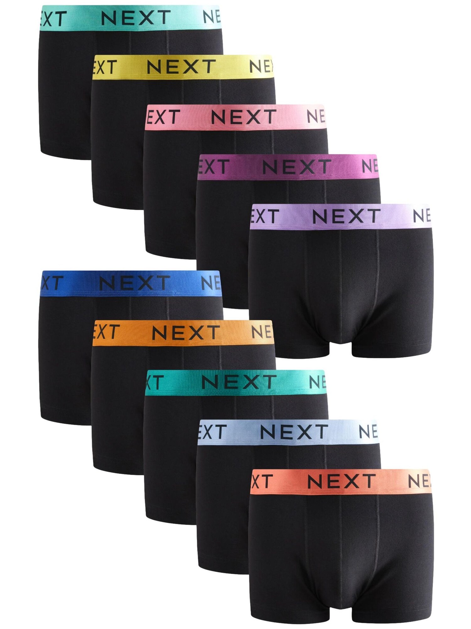 Next Boxeri  galben / verde jad / lila / negru