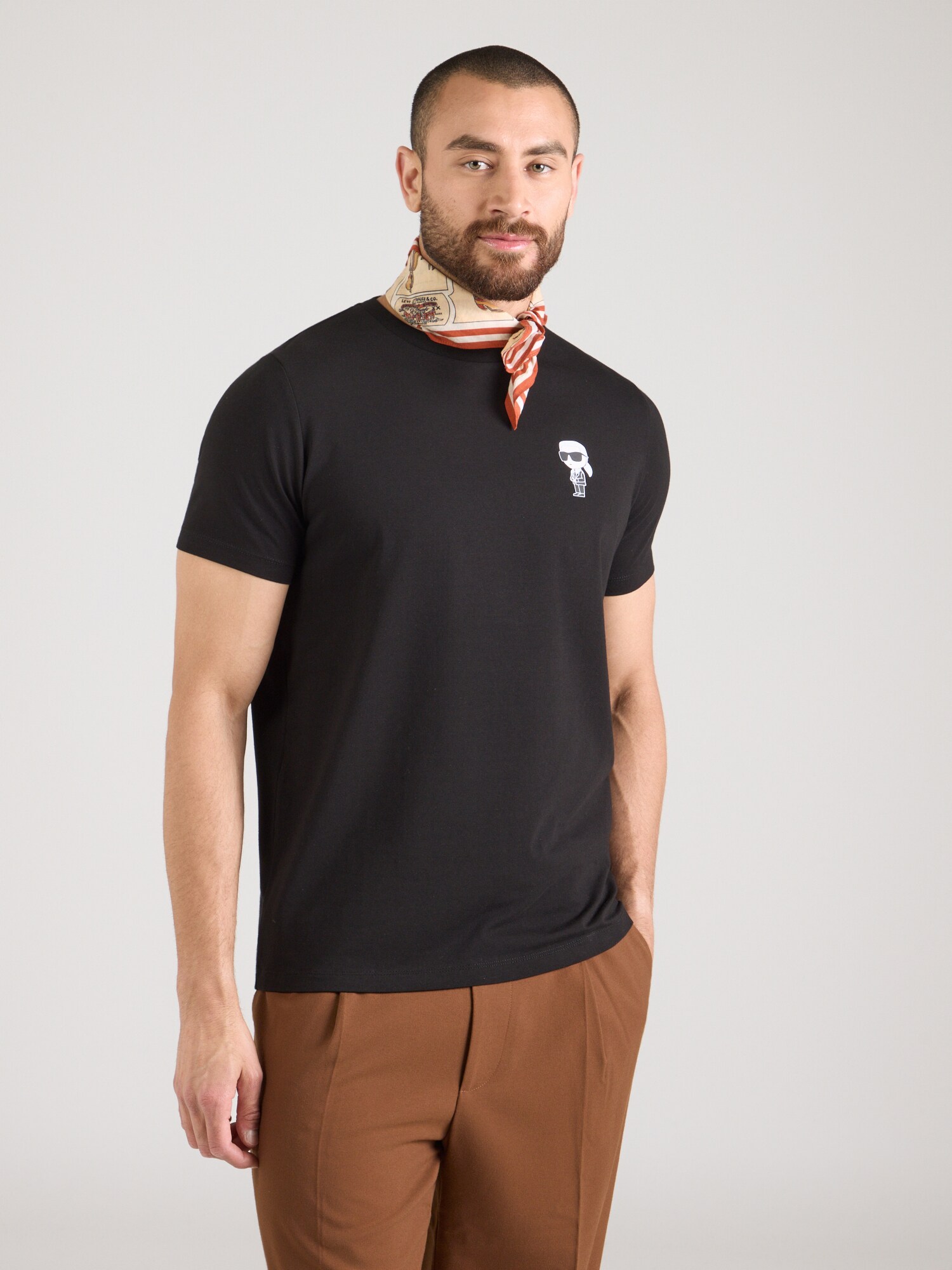 Karl Lagerfeld Camiseta negro / blanco – imagen 156
