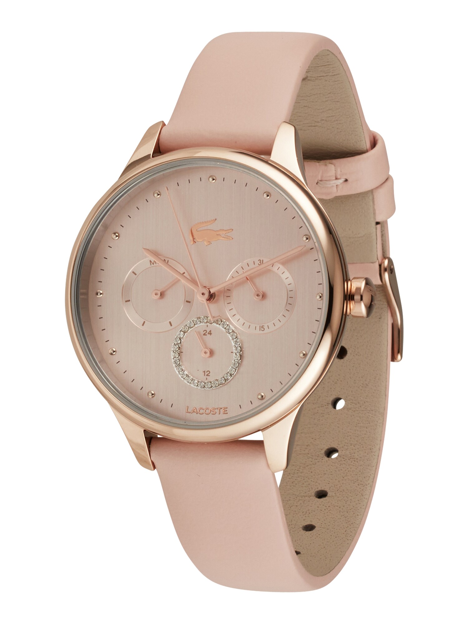 LACOSTE Analoginis (įprasto dizaino) laikrodis rožinio aukso spalva / šviesiai rožinė