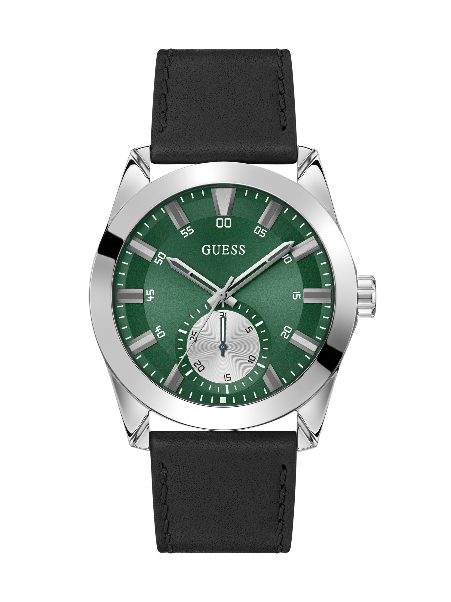 GUESS Ceas analogic GREYSON  verde / negru / argintiu