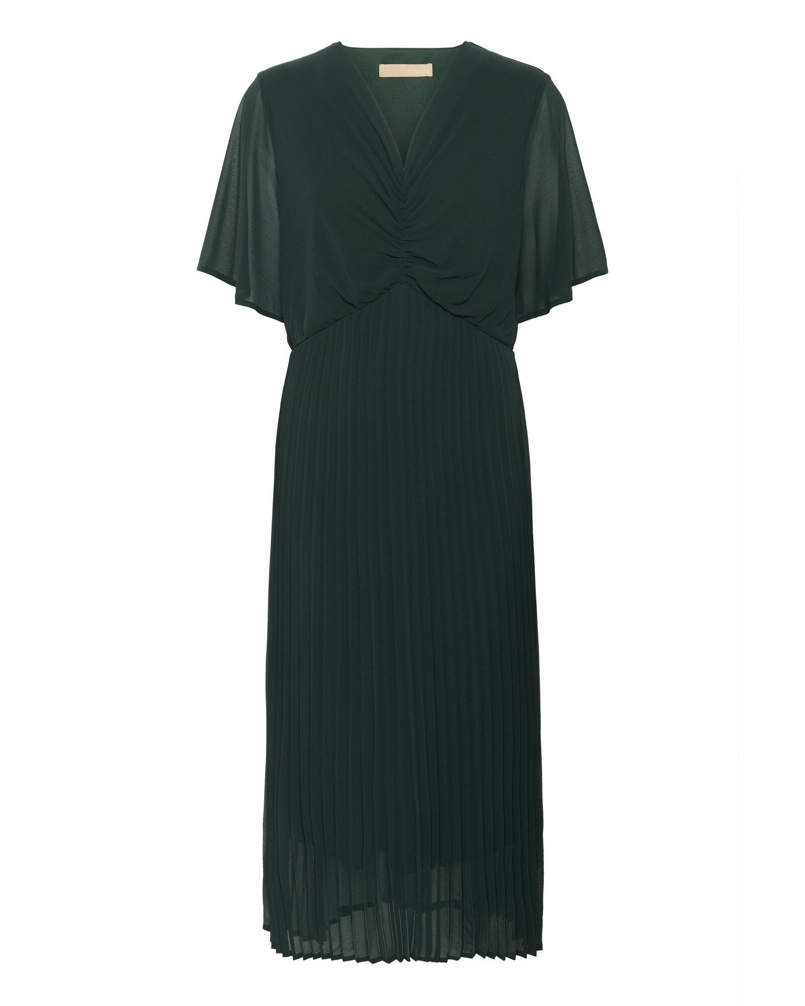 CULTURE Vestido de noche 'CUAlvia'  verde oscuro