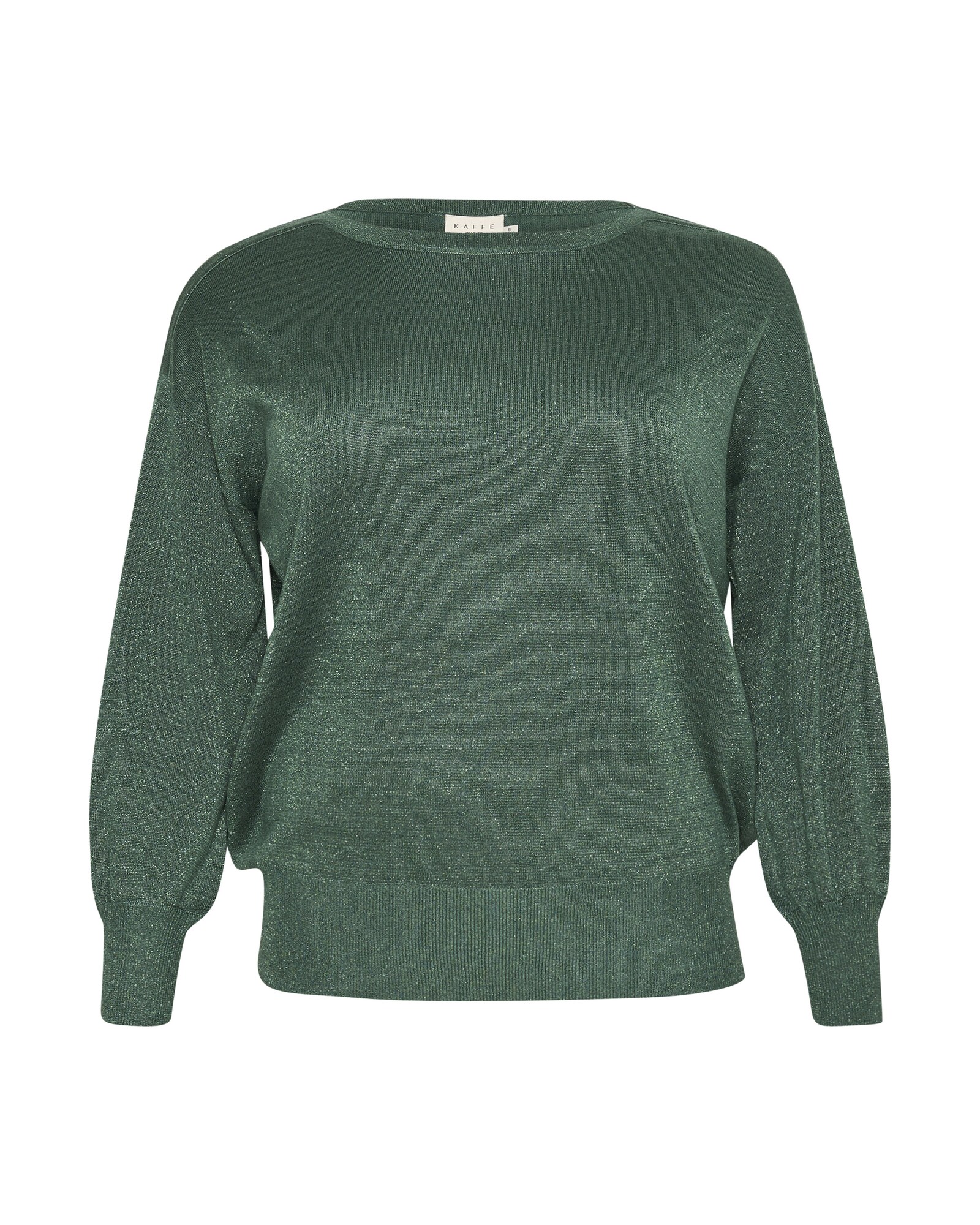 KAFFE CURVE Pulover KC Regitta  verde smarald