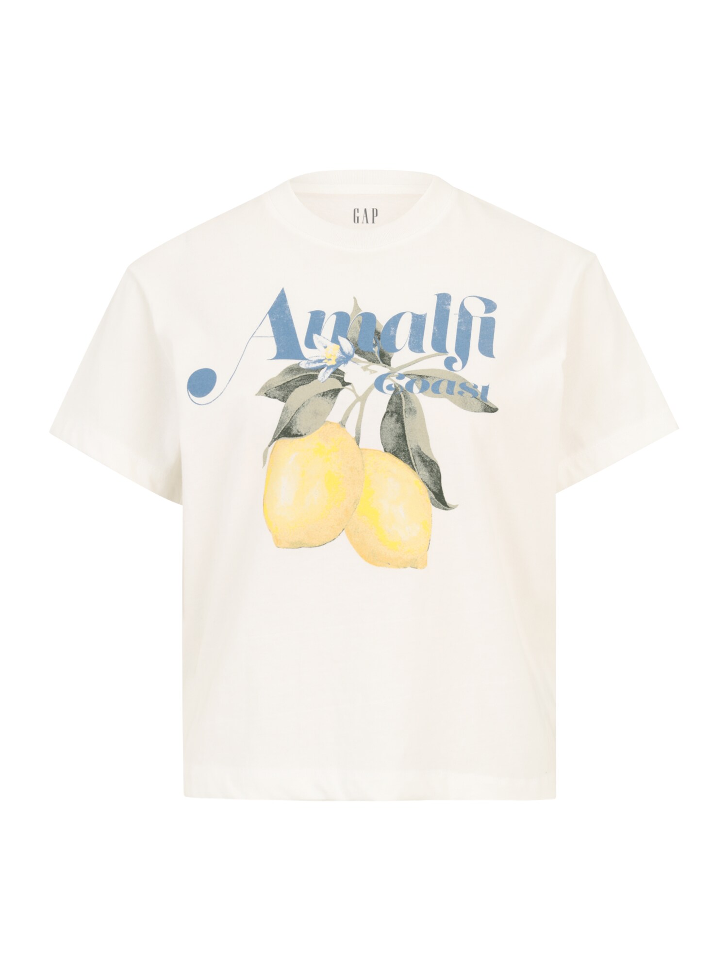 Gap Petite Póló 'LEMONS'  zafir / sárga / fenyő / piszkosfehér akciós termékkép 1