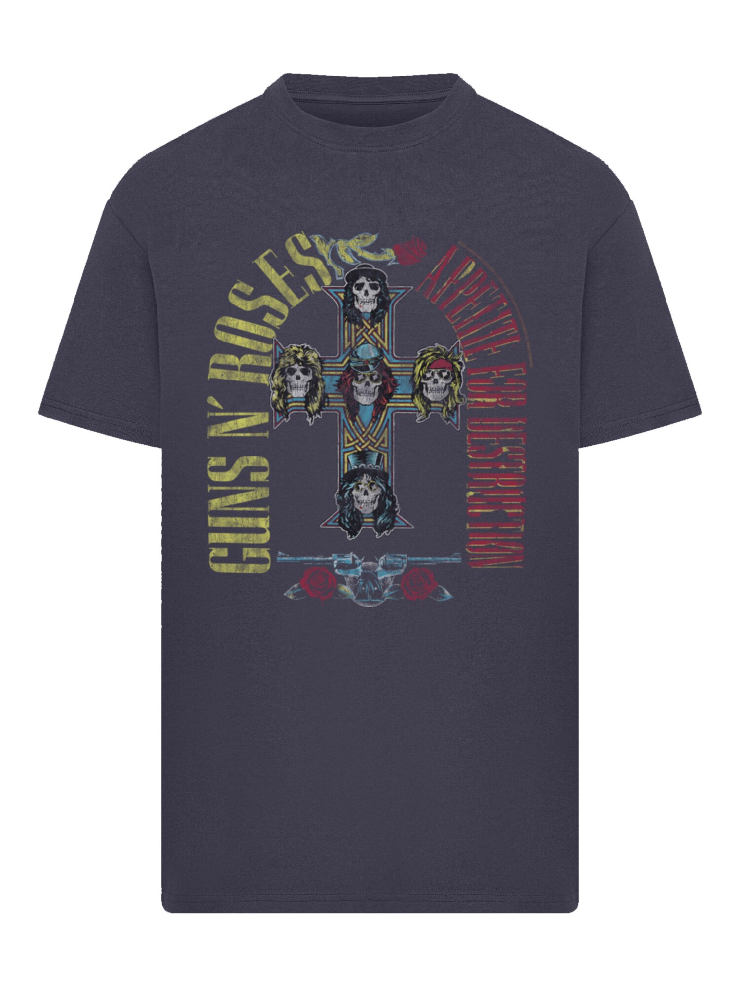 Thumbnail - T-Shirt 'Guns N' Roses Skull Rock Band Merch'