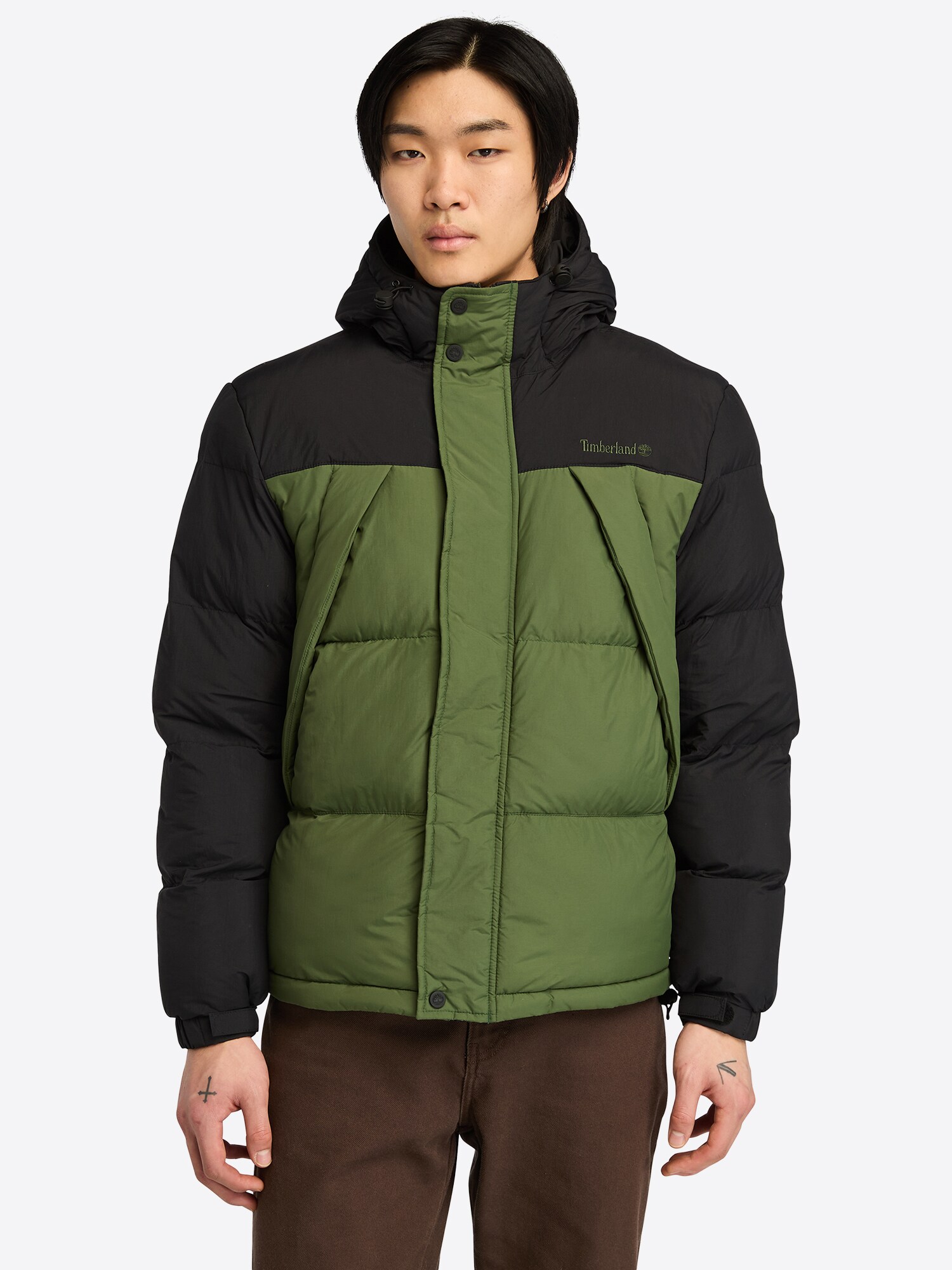TIMBERLAND Átmeneti dzseki  zöld / fekete termék 2. képe