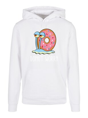 F4NT4STIC Sweatshirt ‘Spongebob Schwammkopf Gary Donut Worry’ Gemengde kleuren / Wit