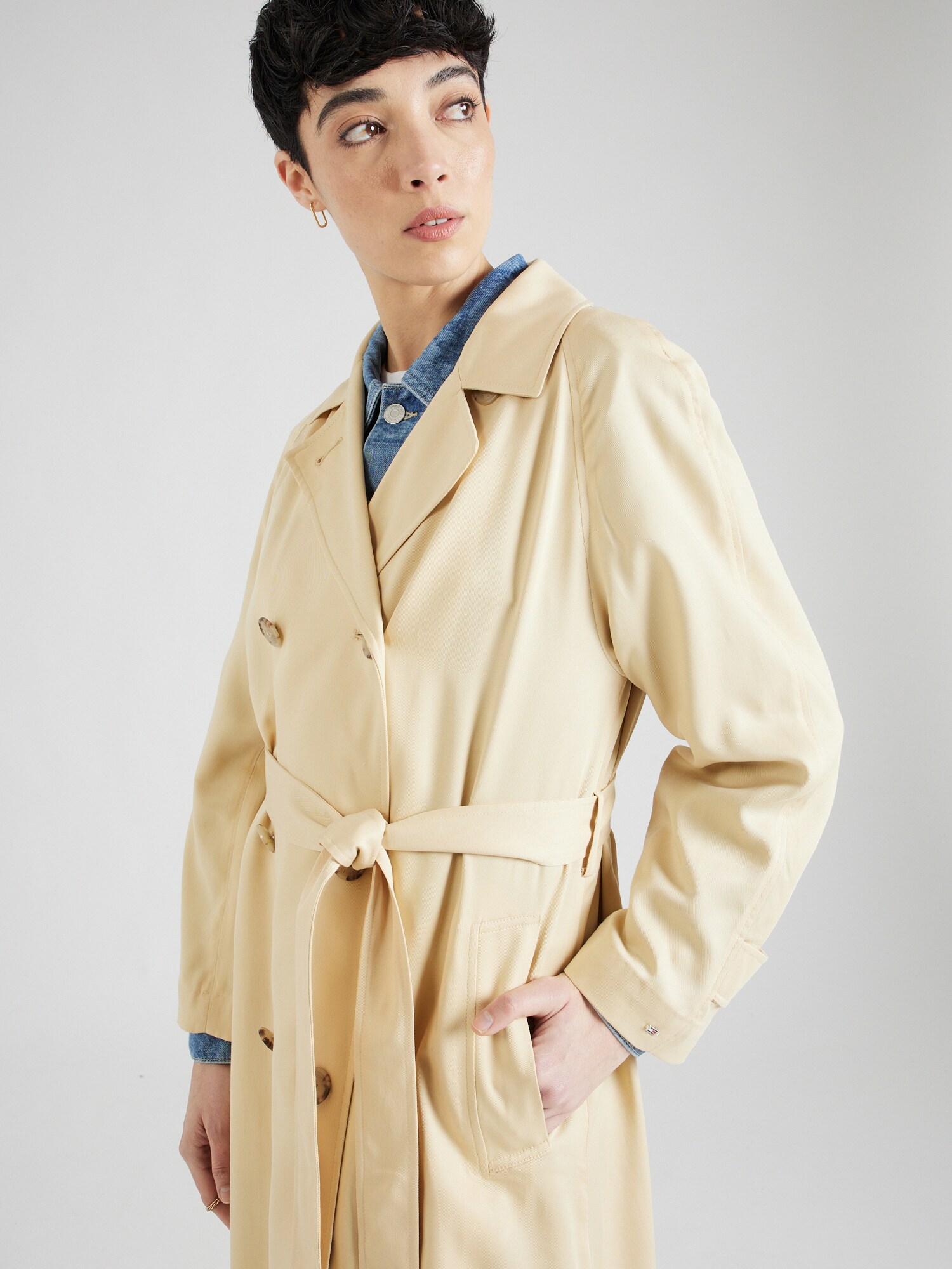 TOMMY HILFIGER Prechodný kabát béžová (obrázok 5)