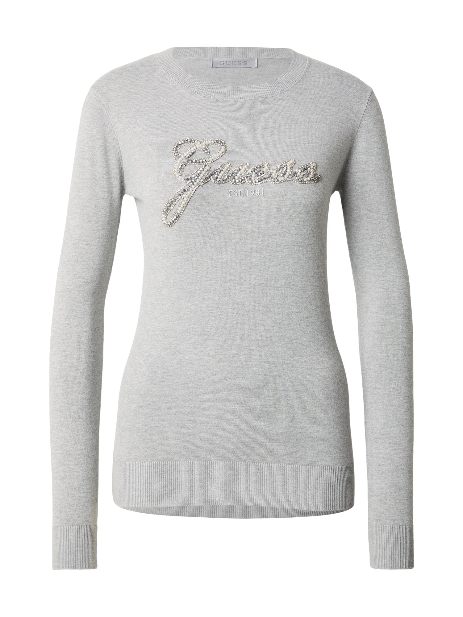 GUESS Pulover GEORGIA gri amestecat