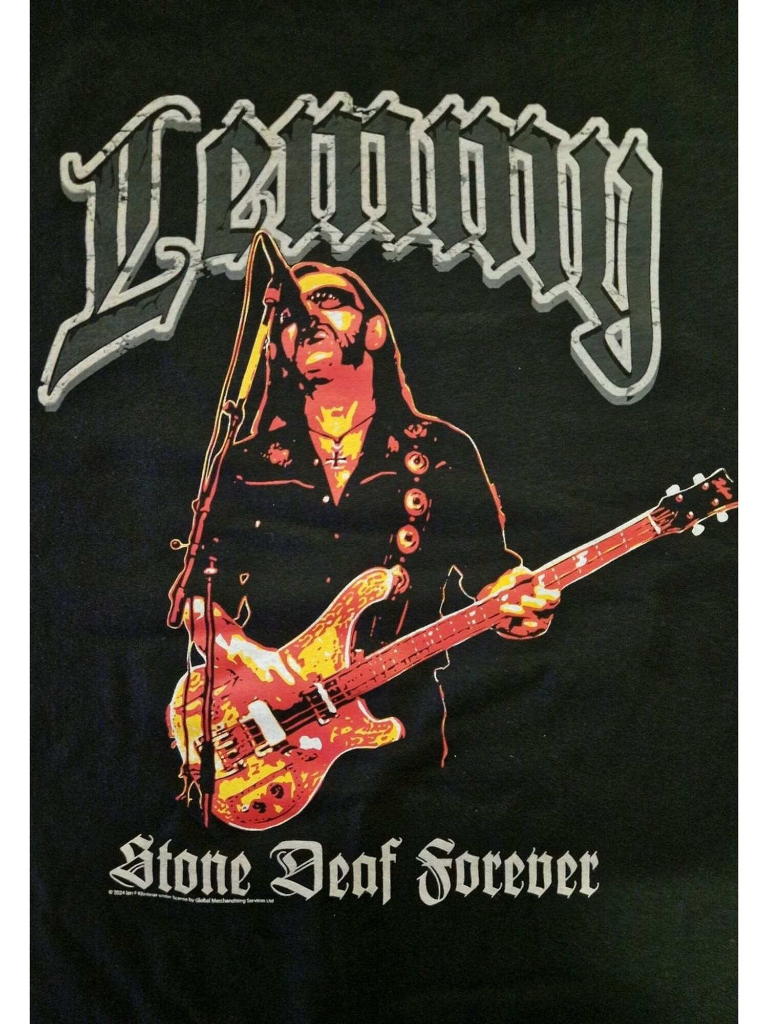Lemmy Kilmister Camiseta 'Lemmy Kilmister - Iron Cross T-Shirt' negro – imagen 3