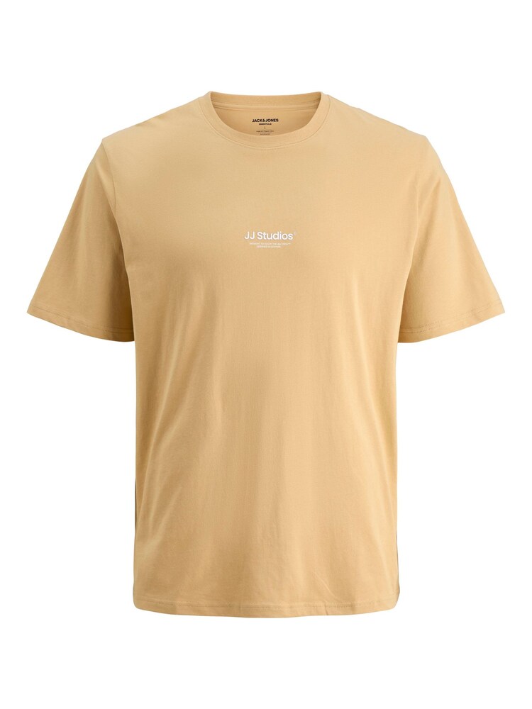 JACK & JONES T-Shirt Herren Größe S hellgelb / weiß