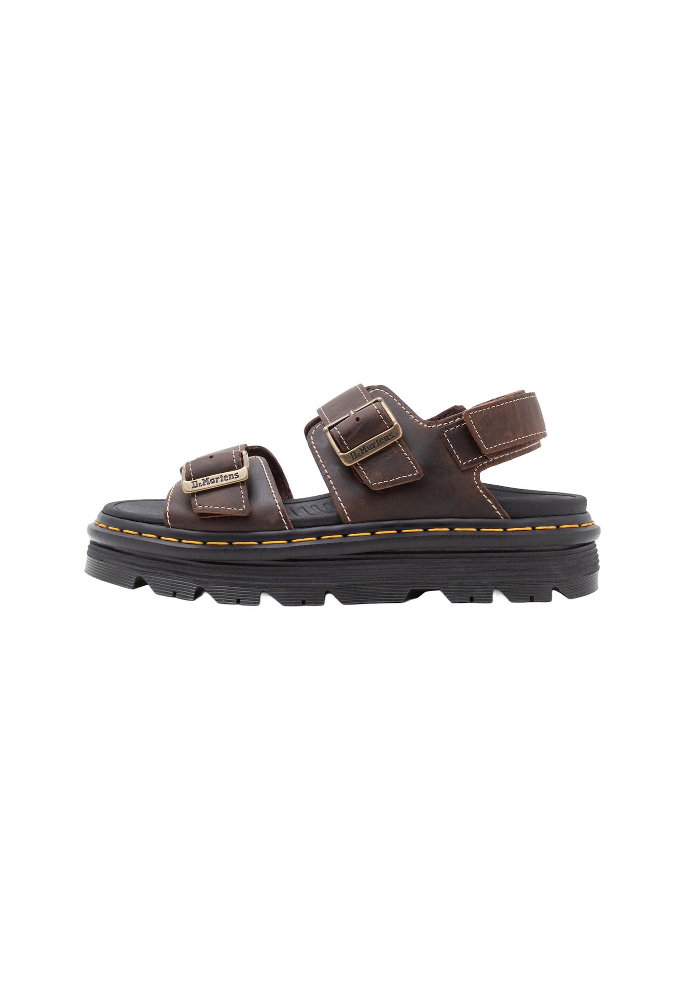 Dr. Martens Sandalias 'ZebZag' marrón oscuro